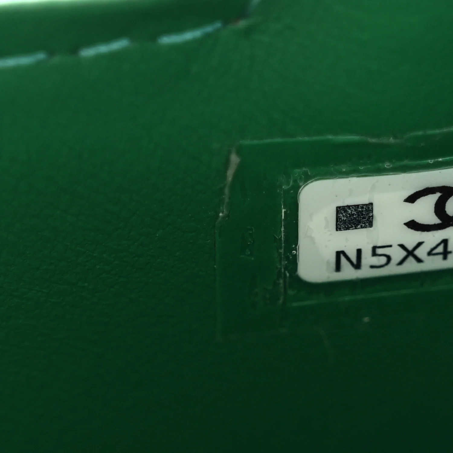 Shiny Aged Calfskin Quilted Mini Nano Kelly Shopper Green - Top Club