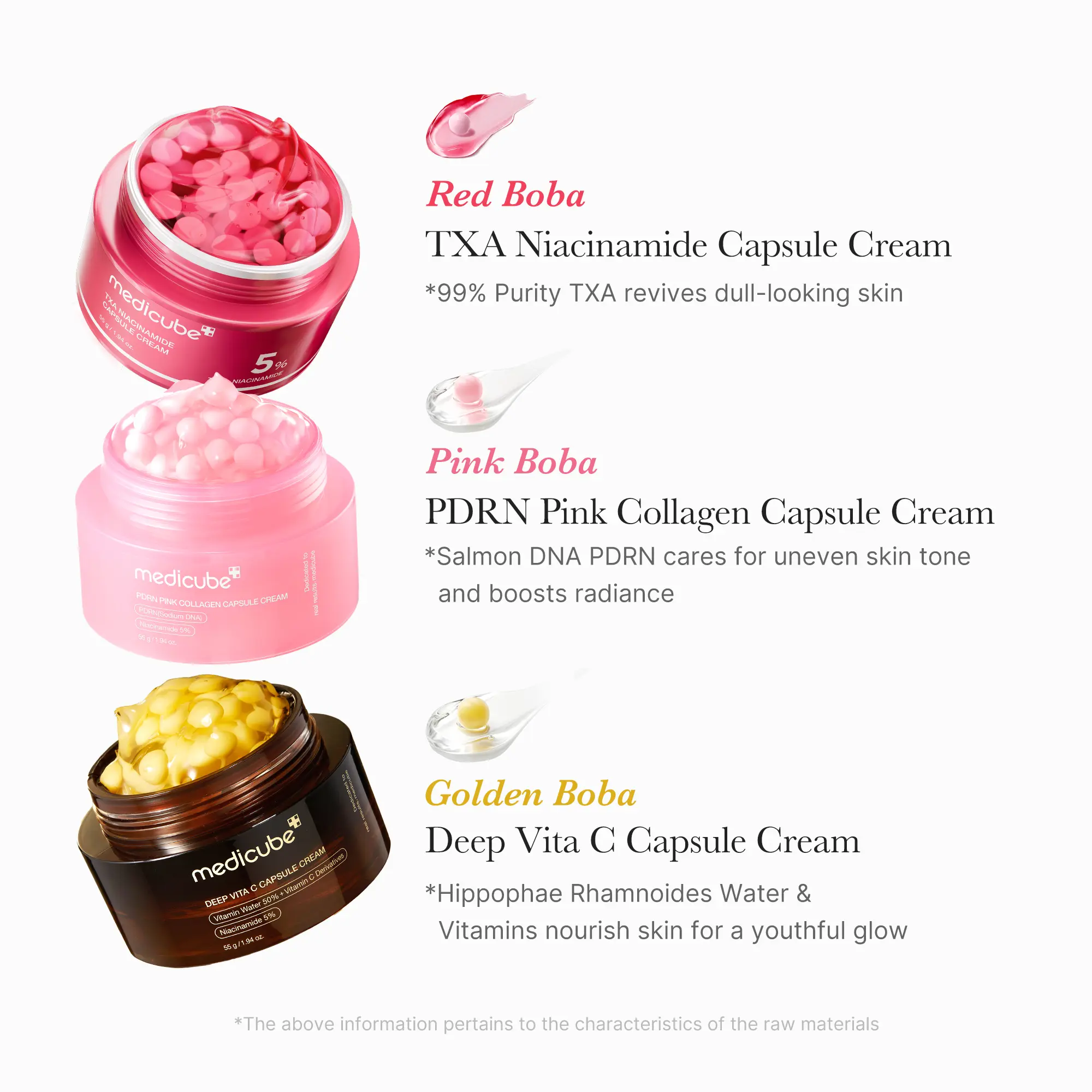 [medicube] Deep Vita C Capsule Cream| Golden Boba Cream| Vitamin Capsule| Uneven Skin Tone| Glowy Skin| Customizable Skincare