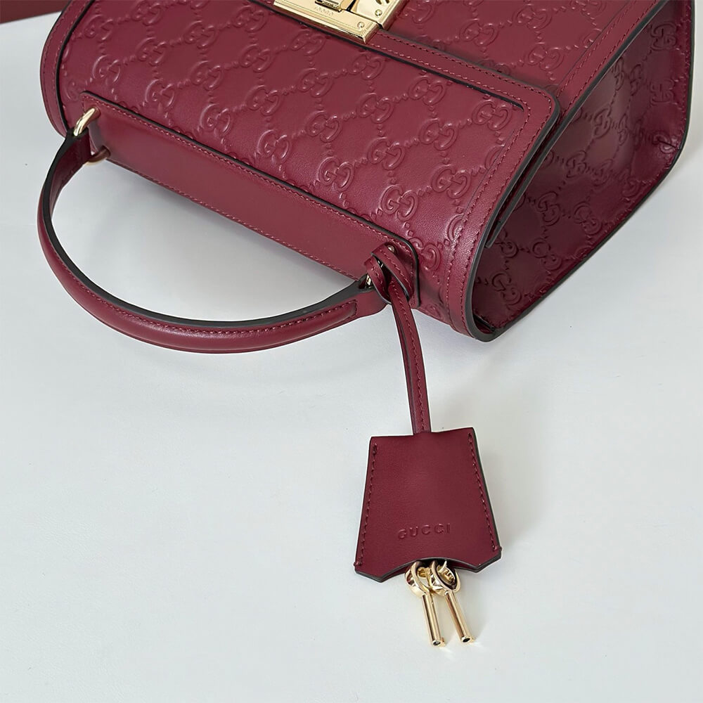 Gucci Padlock medium top handle bag - Top Club