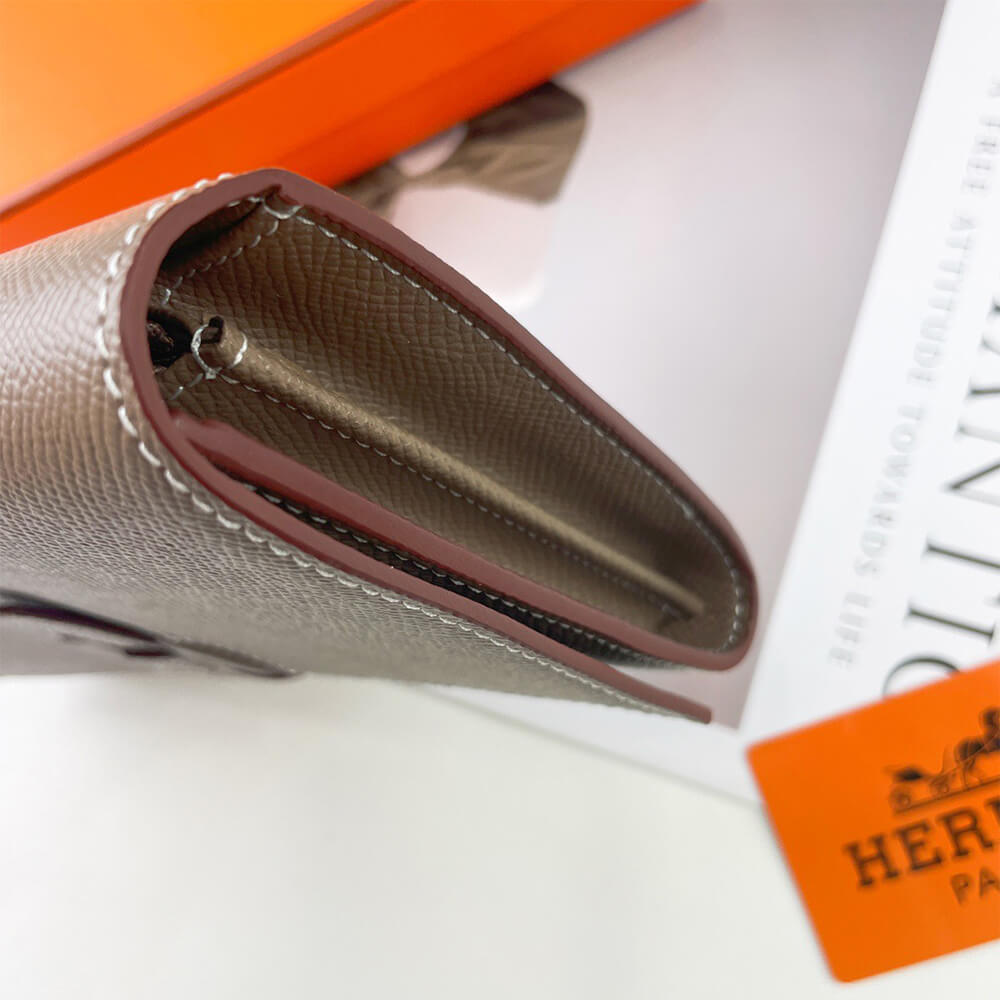 HERMES New H Passant Toutenmain wallet(HIGH-END GRADE) - Top Club
