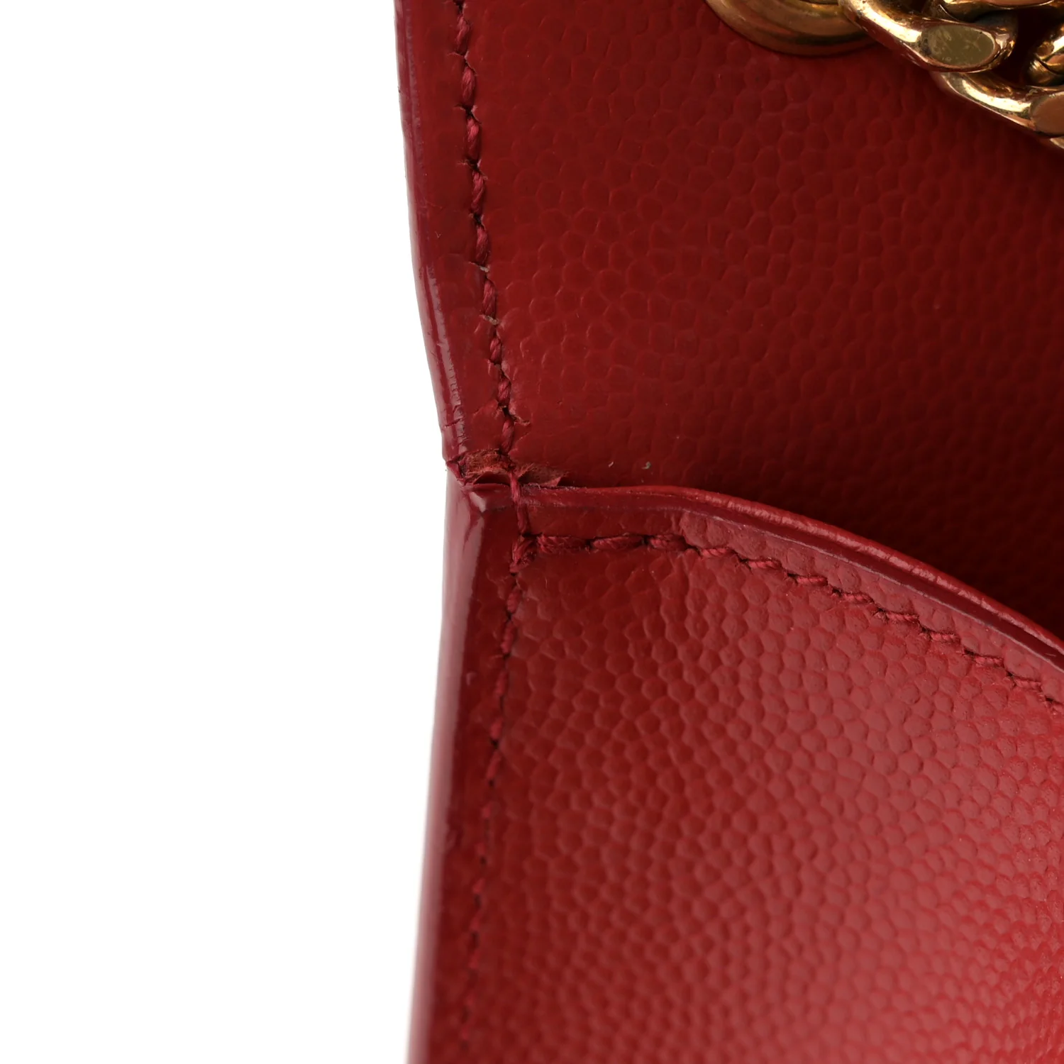 Grain De Poudre Small Monogram Kate Satchel Red - Top Club
