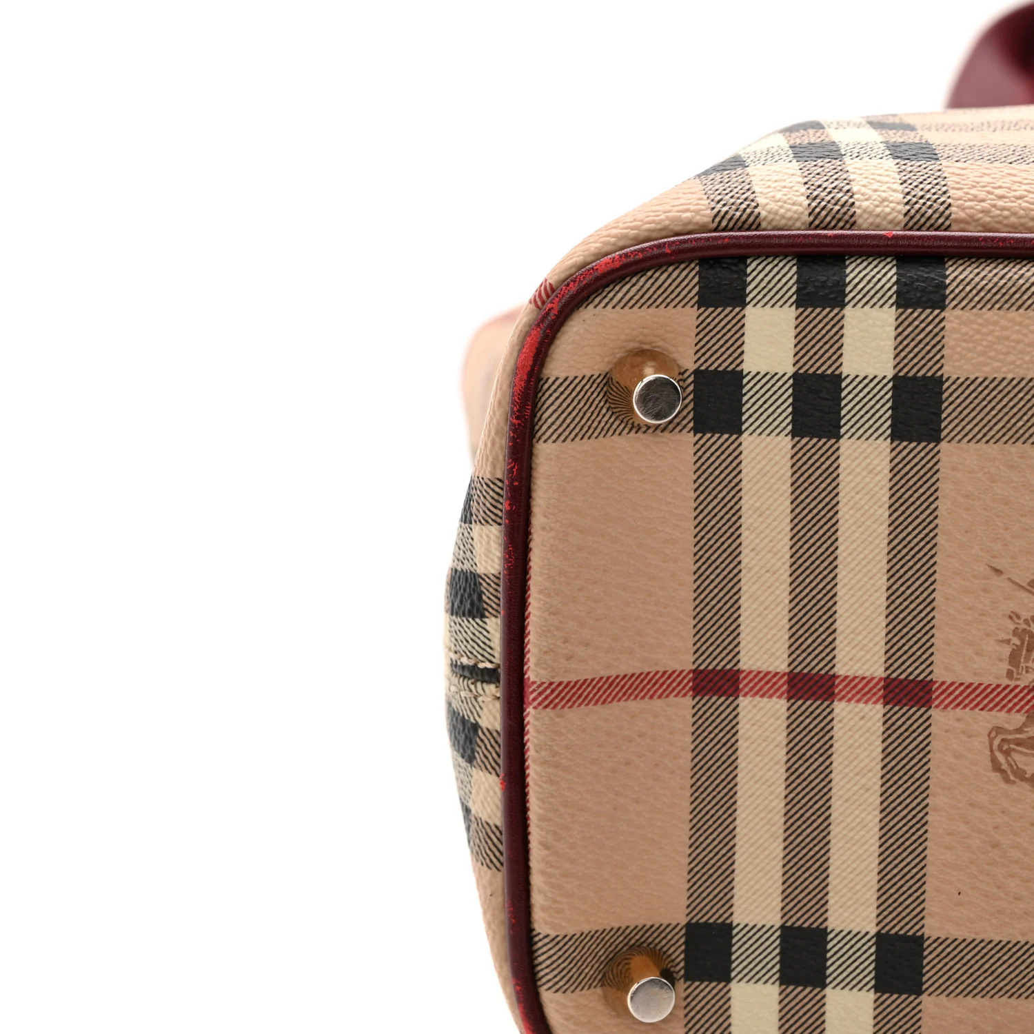 Haymarket Check Medium Regent Tote Red - Top Club
