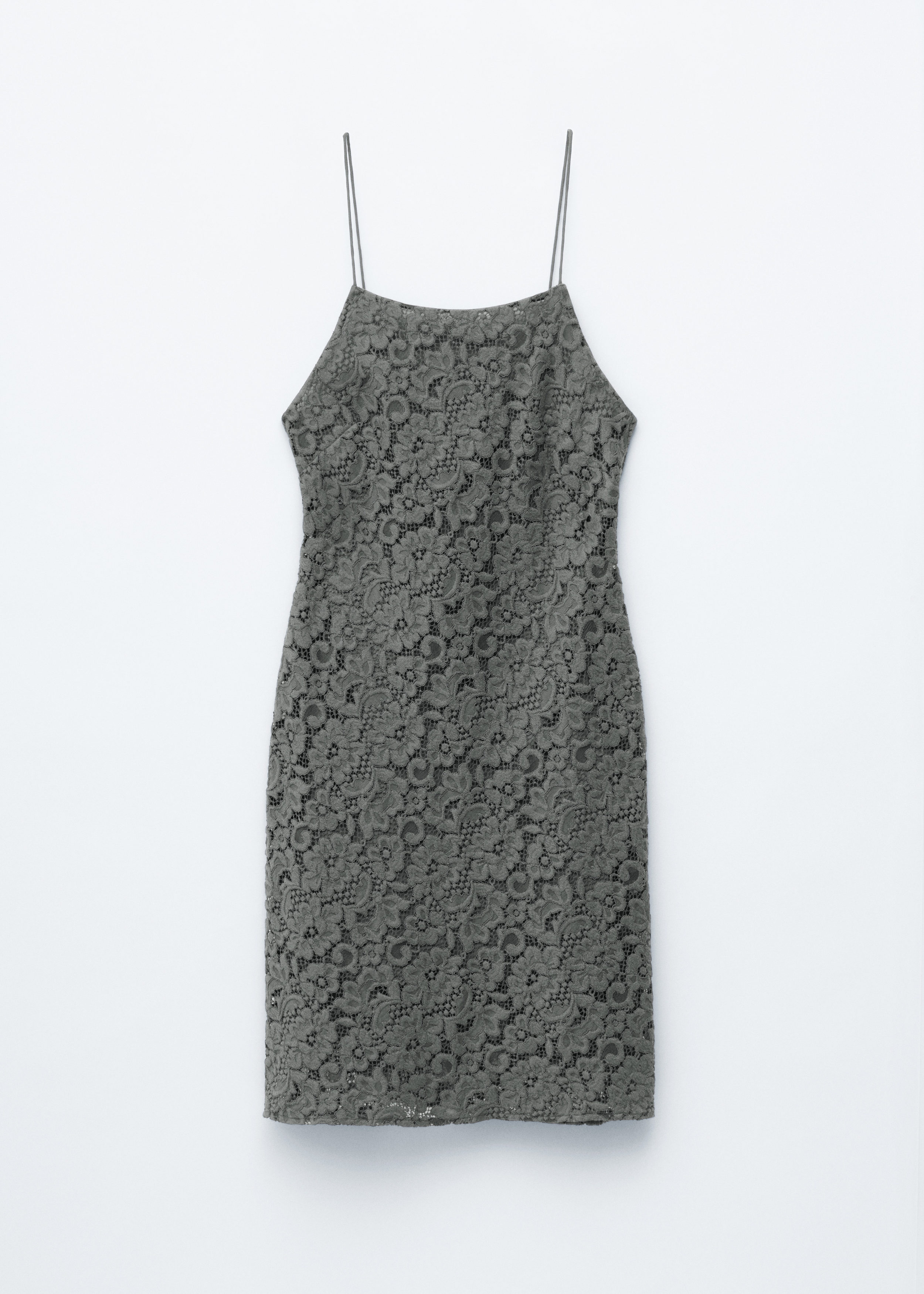 & Other Stories LACE MIDI DRESS