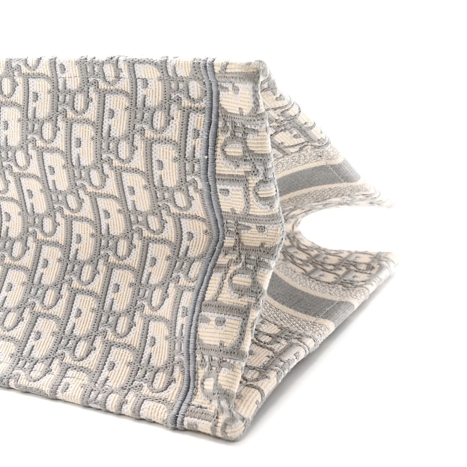 Oblique Medium Book Tote Grey - Top Club