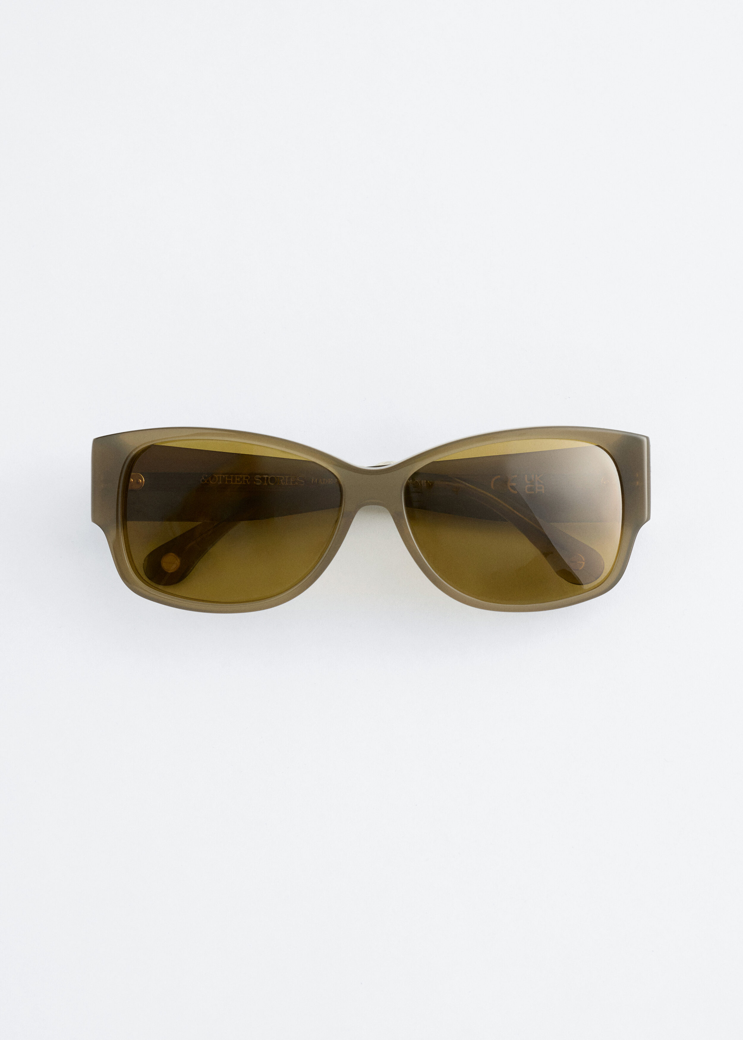 & Other Stories OVAL-FRAME SUNGLASSES