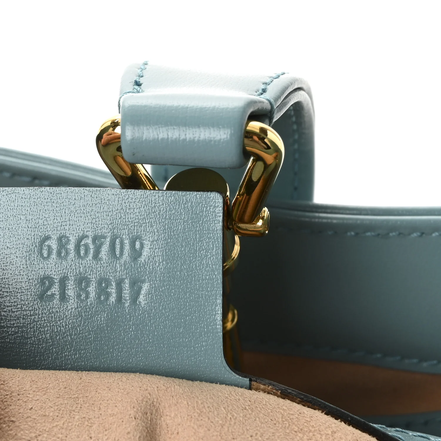 Boarded Dyana Lux Calfskin Small Jackie 1961 Hobo Dusty Azure - Top Club