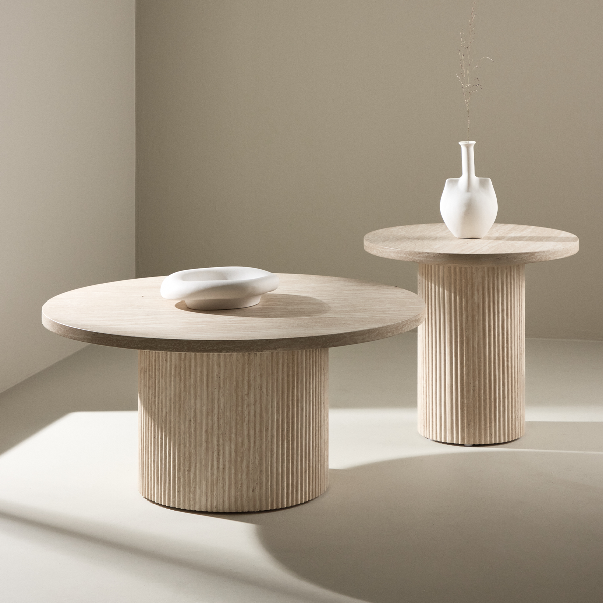 Salontafel Nohr Beige - 50cm