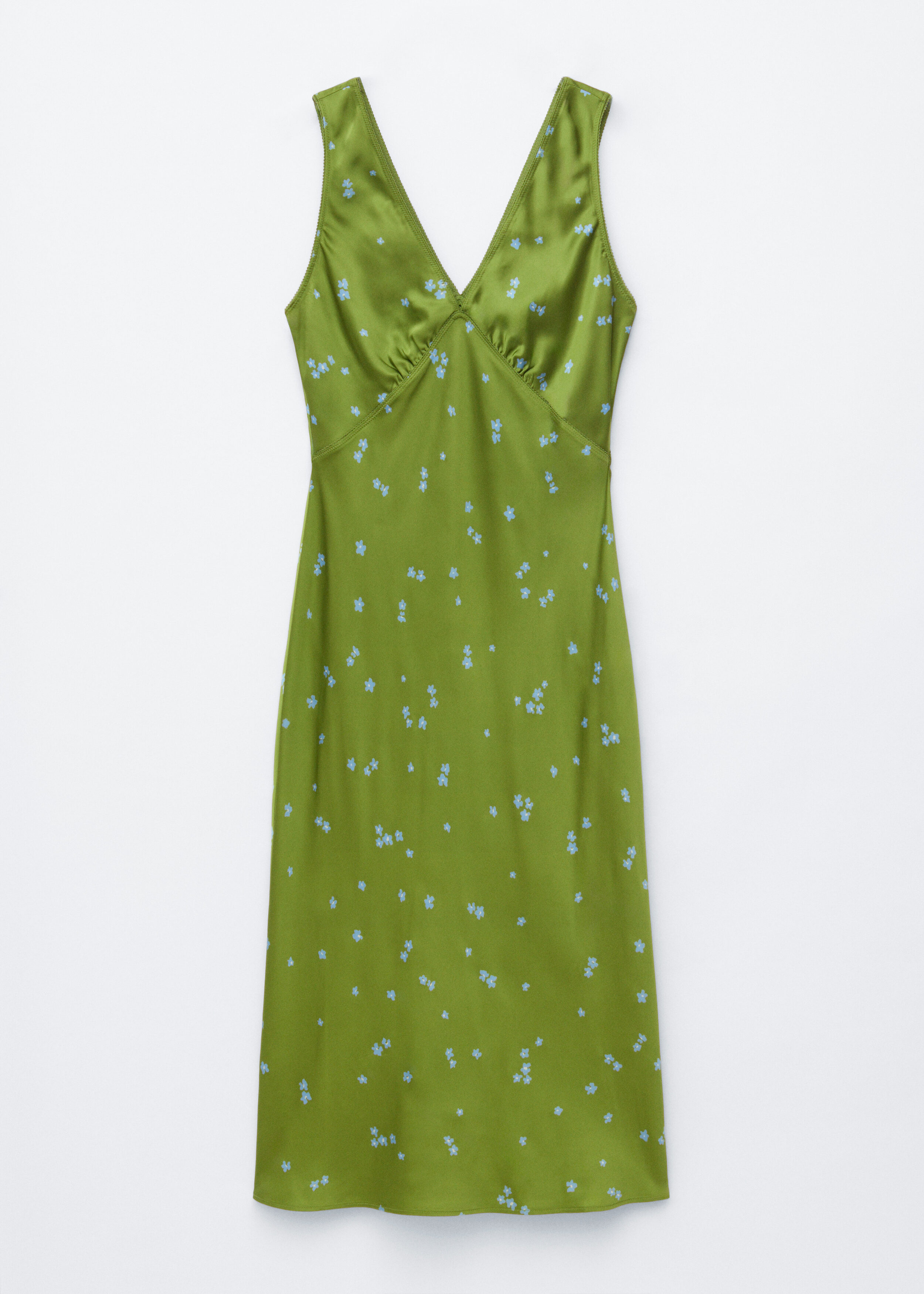 & Other Stories V-NECK SLIP MIDI DRESS