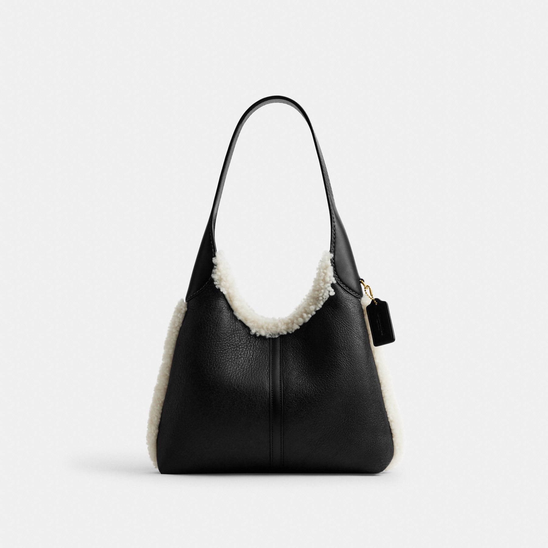 COACH BROOKLYN SHOULDER BAG 28 IN SHEARLING