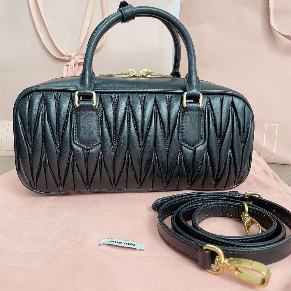 MIUMIU Large Arcadie matelasse nappa Bag(HIGH-END GRADE) - Top Club