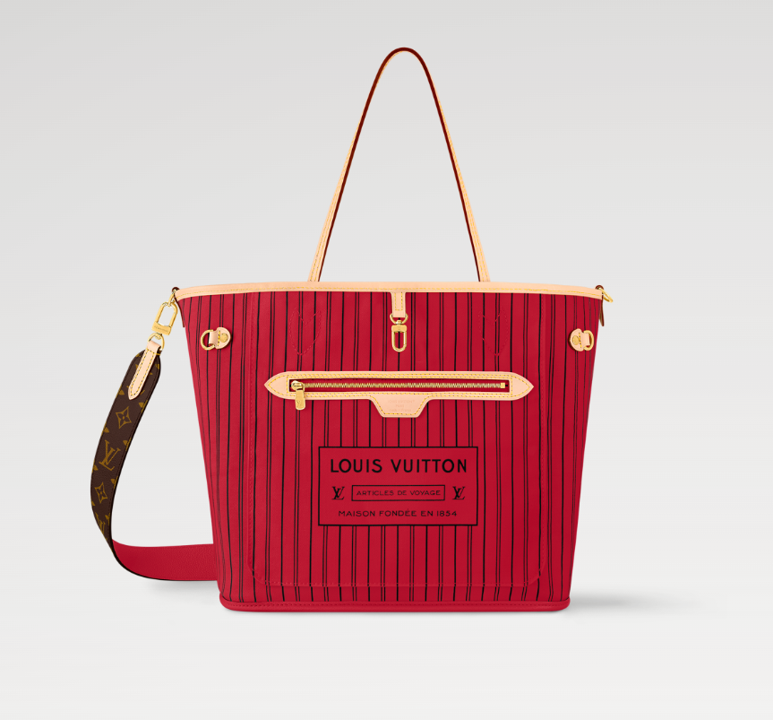 Louis Neverfull Bandouli??re Inside Out MM bag size: 31*28 * 14 cm - Top Club
