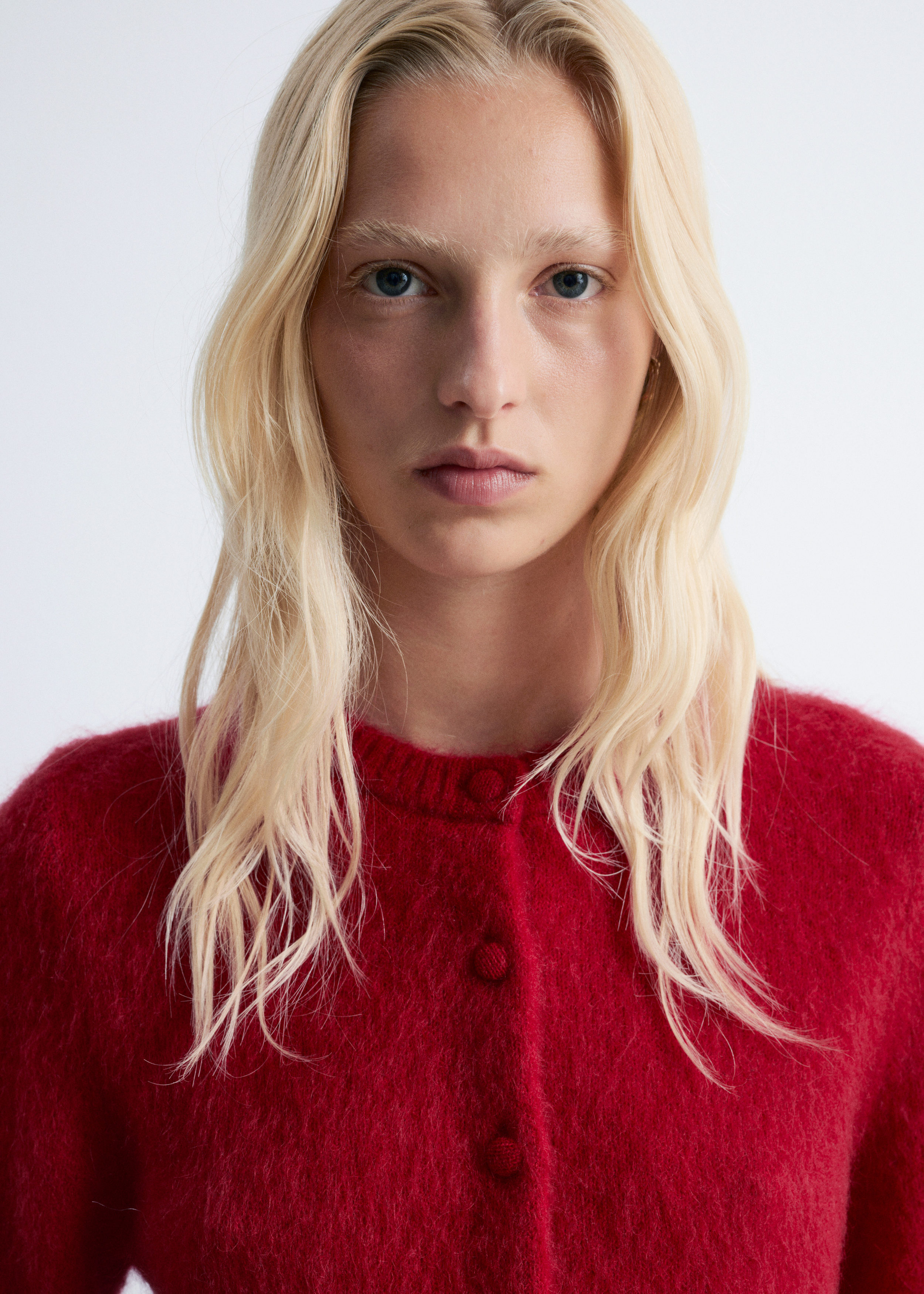 & Other Stories BRUSHED KNITTED CARDIGAN