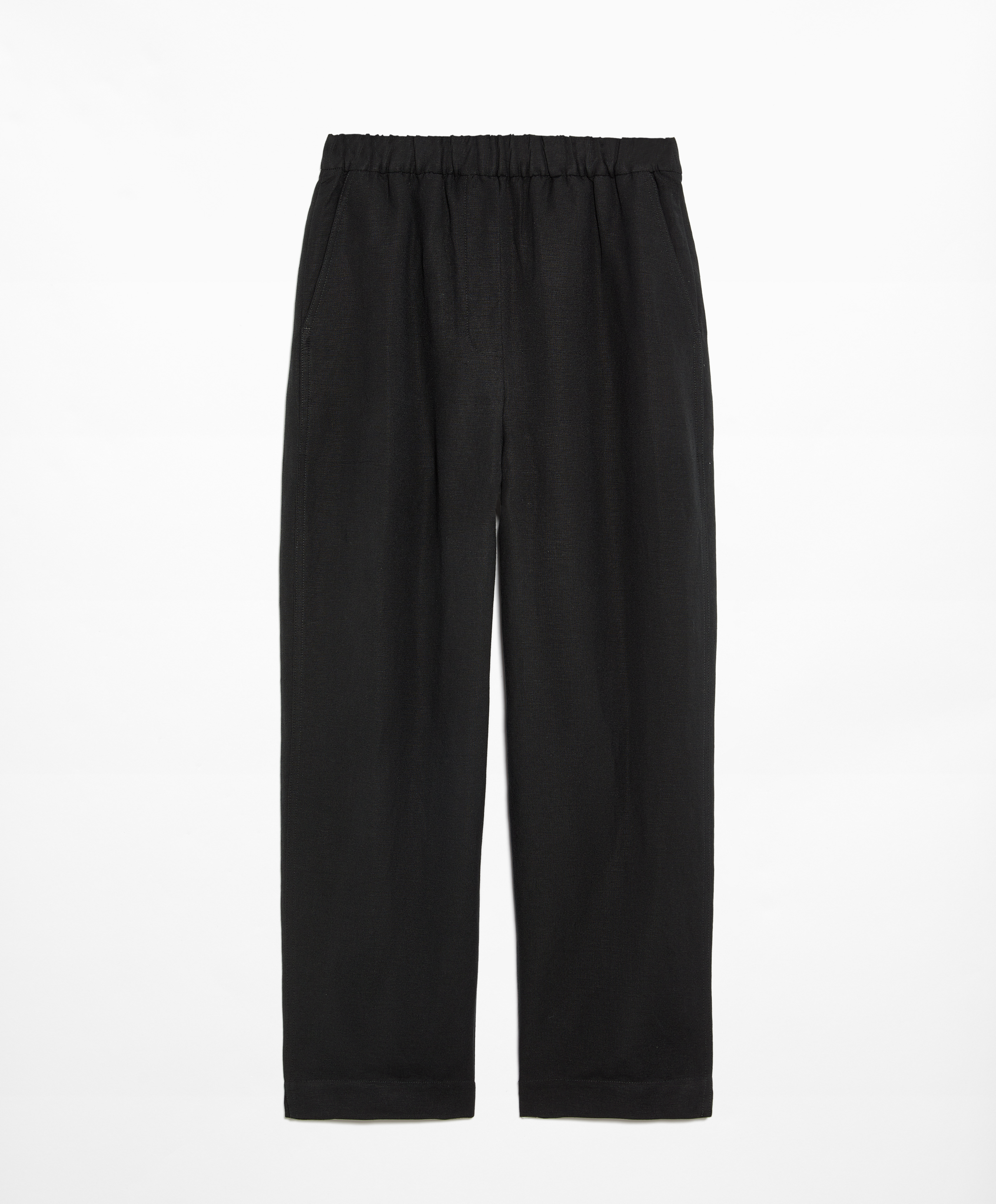 OYSHO Slim-fit trousers with linen