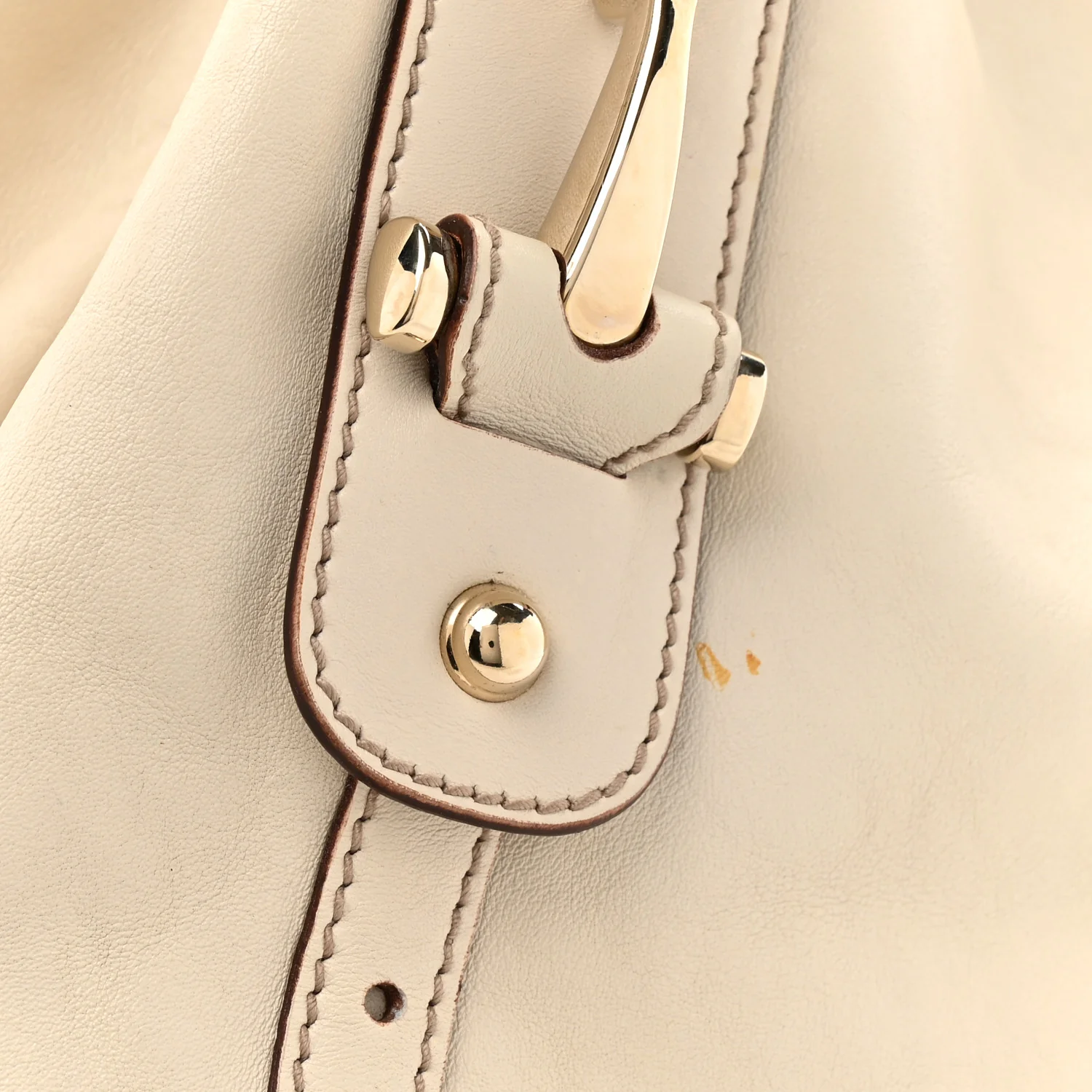 Calfskin Medium Pelham Shoulder Bag Off White - Top Club