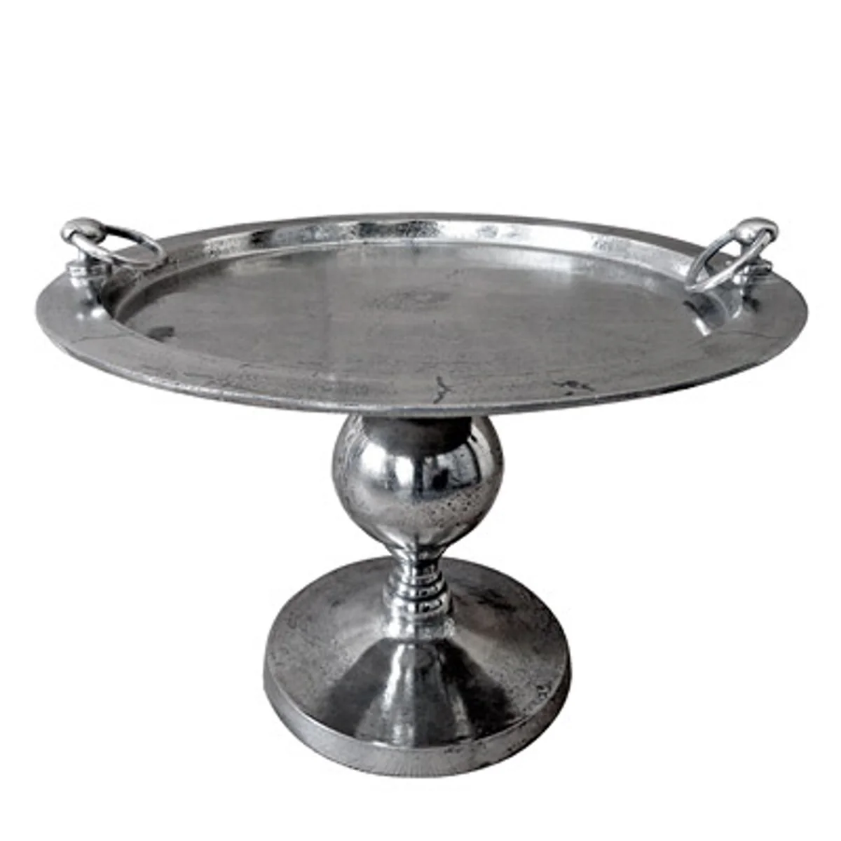 Designer aluminum side table height 47 cm - luxury living room furniture