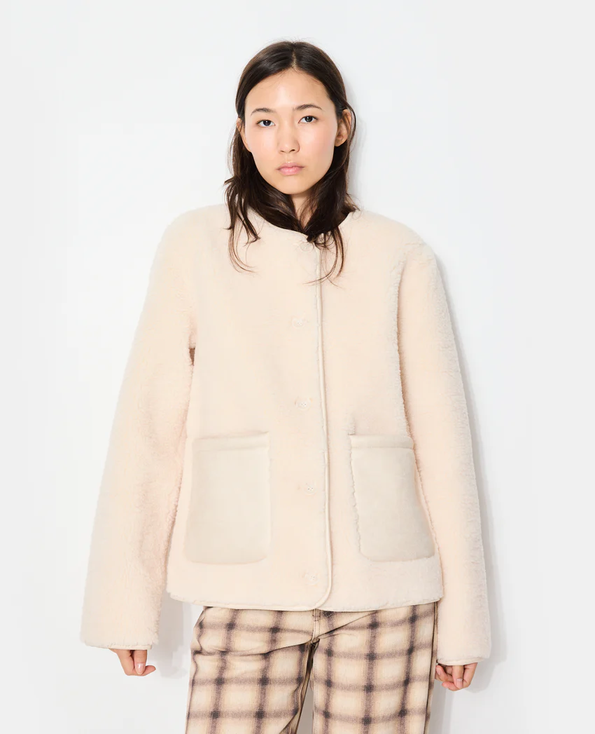 Pimkie Blouson en sherpa façon peau lainée