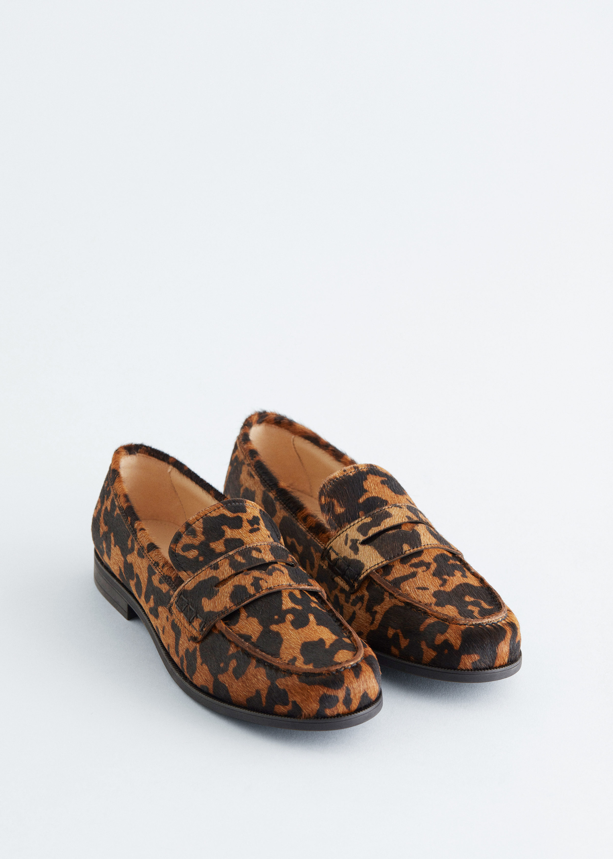 & Other Stories COW-PRINT LOAFERS