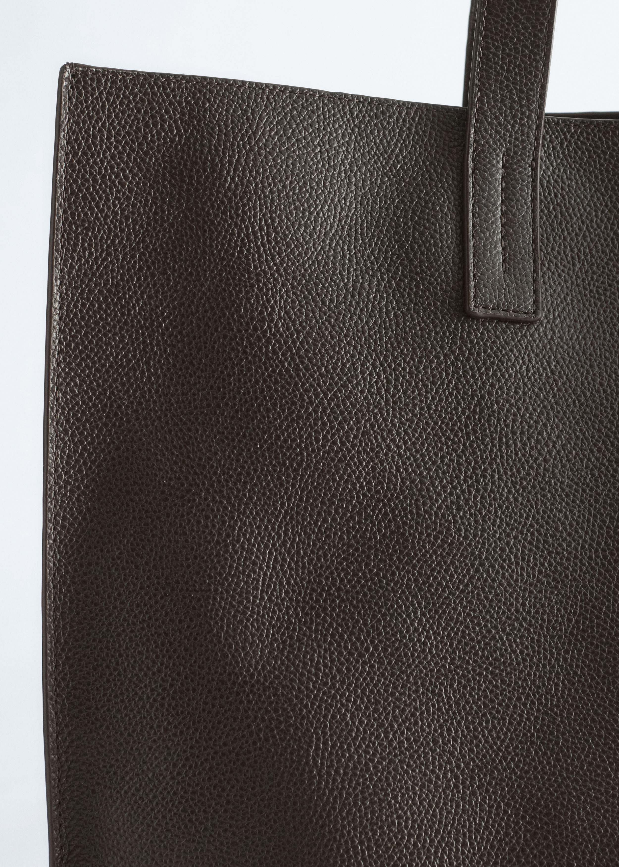 & Other Stories LEATHER TOTE BAG