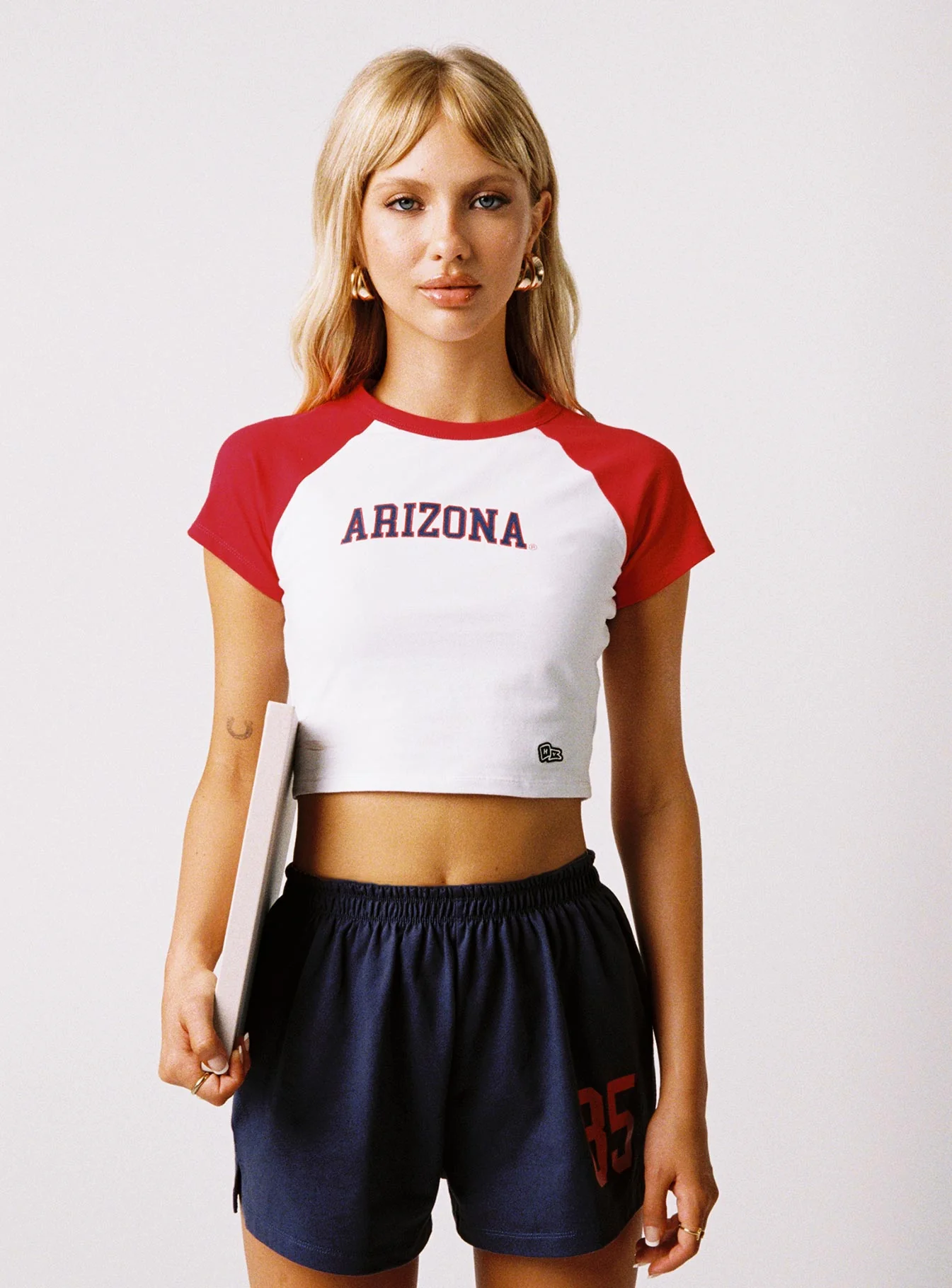 U of A Homerun Tee Red / White
