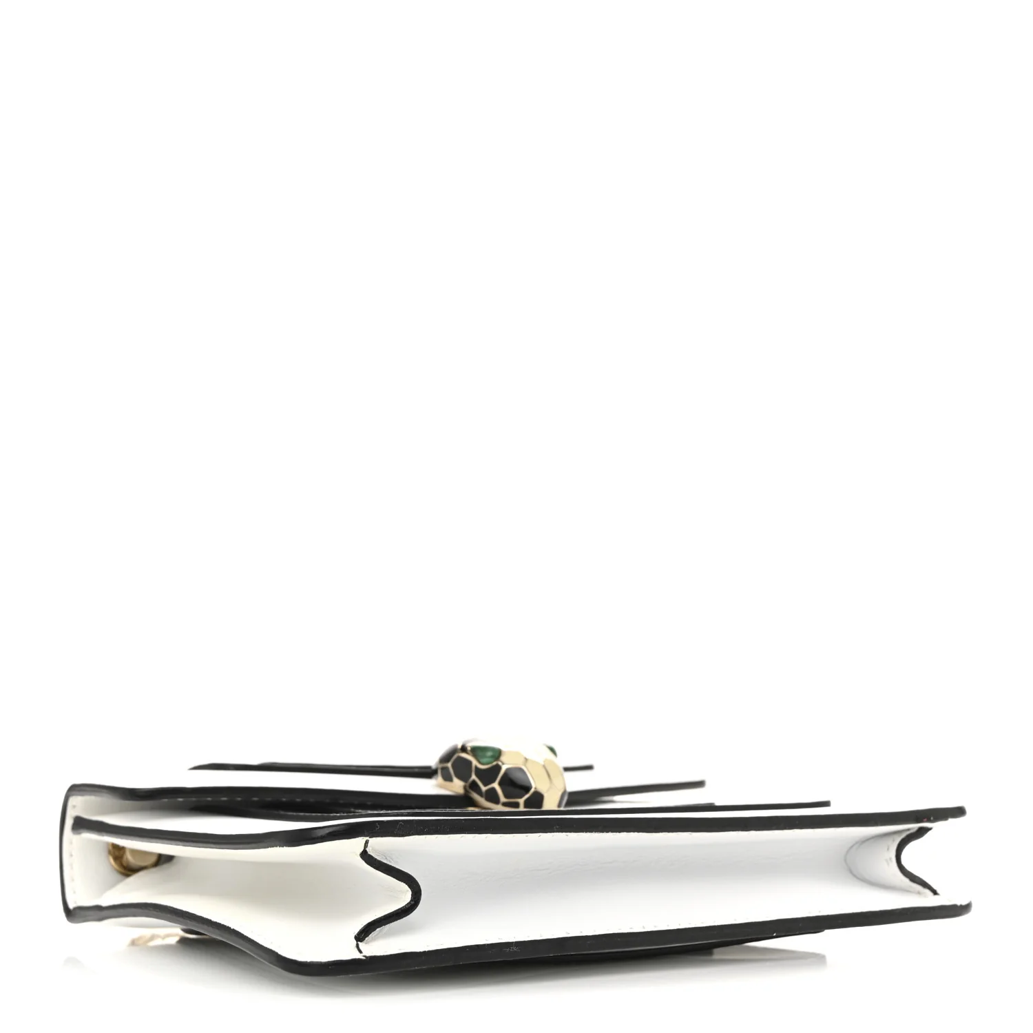 Calfskin Small Serpenti Forever Crossbody Bag White Agate - Top Club