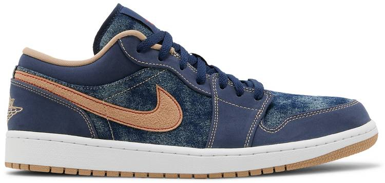 Air Jordan 1 Low SE  Denim  DH1259-400 - Sneaker Replica Workshop