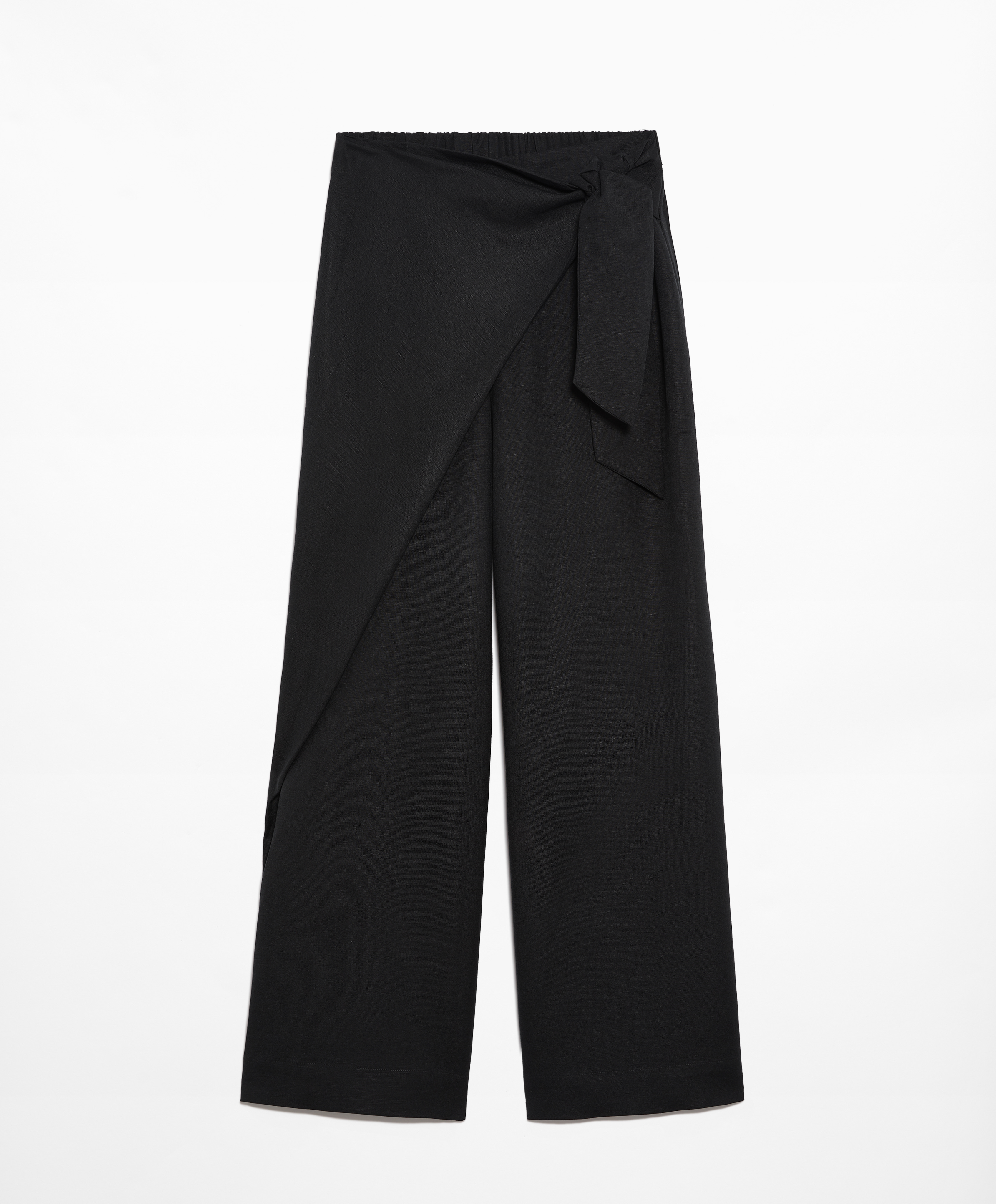 OYSHO Wrap trousers with linen