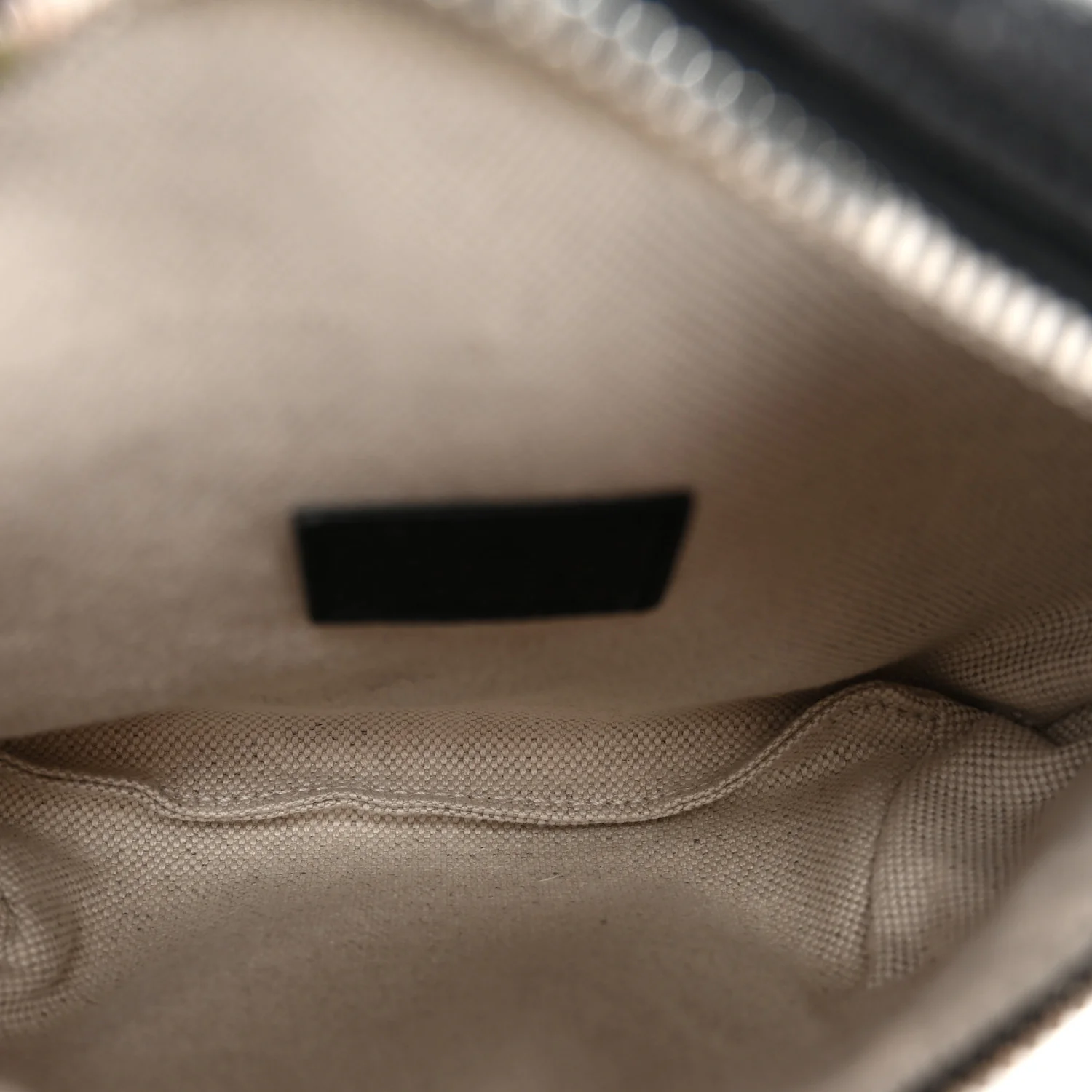 Piuma Calfskin Jumbo GG Embossed Small Belt Bag Black - Top Club
