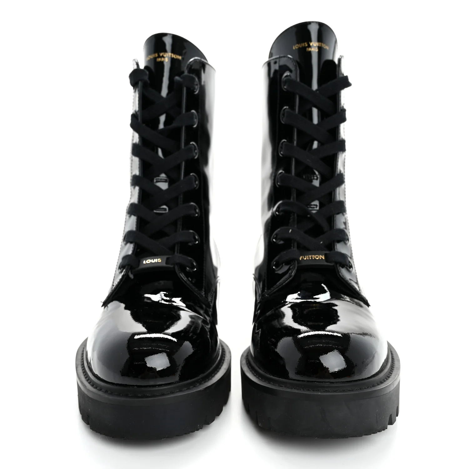Patent Territory Flat Ranger Boots 38 Black - Top Club