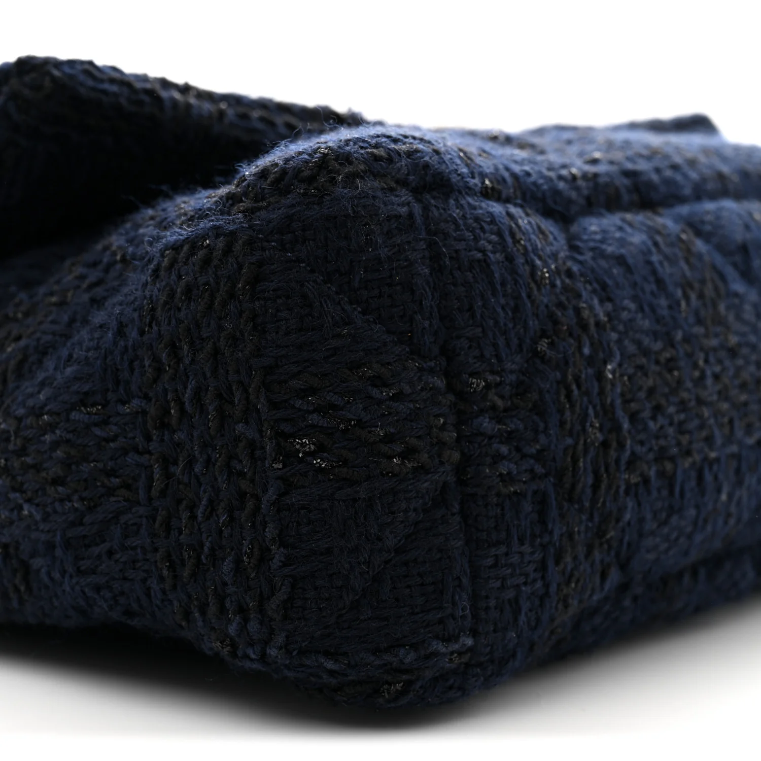 Tweed Quilted Large Chanel 19 Flap Navy Blue - Top Club