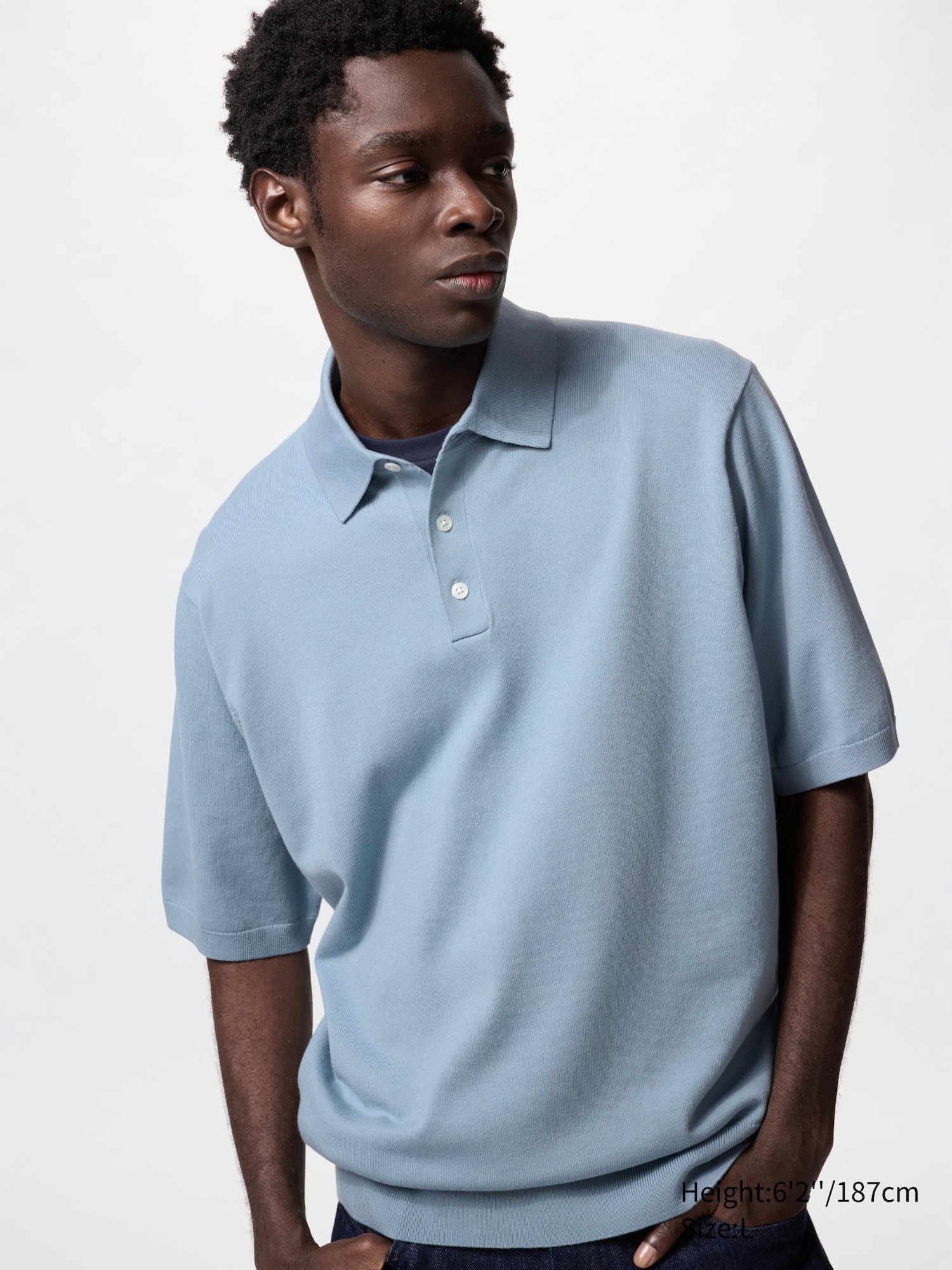 Washable Knitted Polo Short Sleeve Sweater