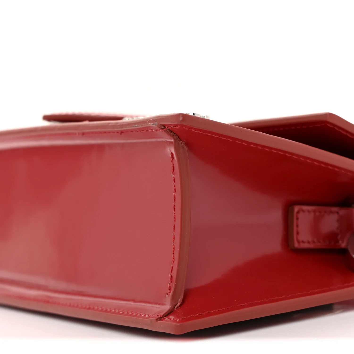 Glazed Calfskin Le Grand Bambino Red - Top Club