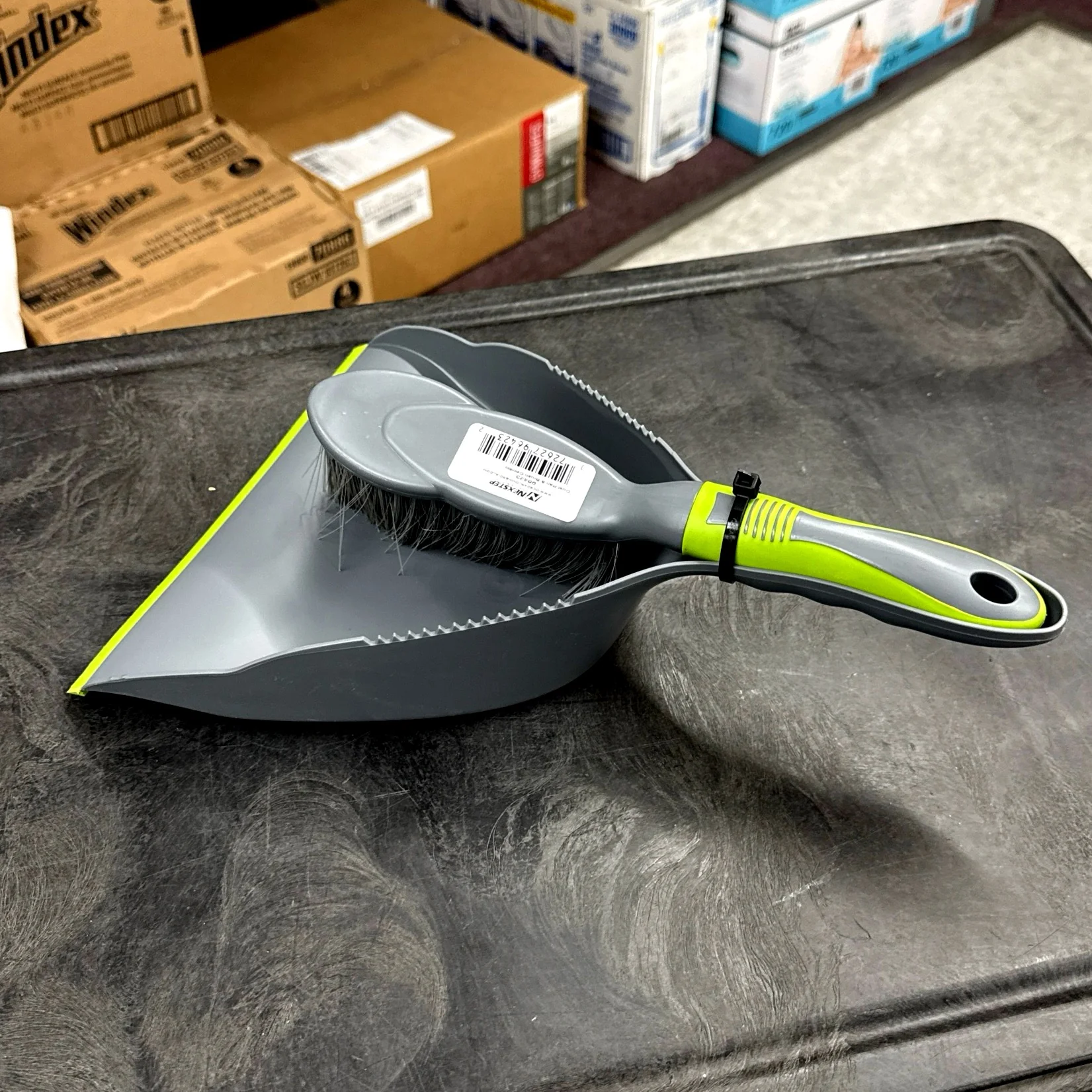 MaxiRough® Brush and Dust Pan Combo - Victorias Cleaning and Janitor