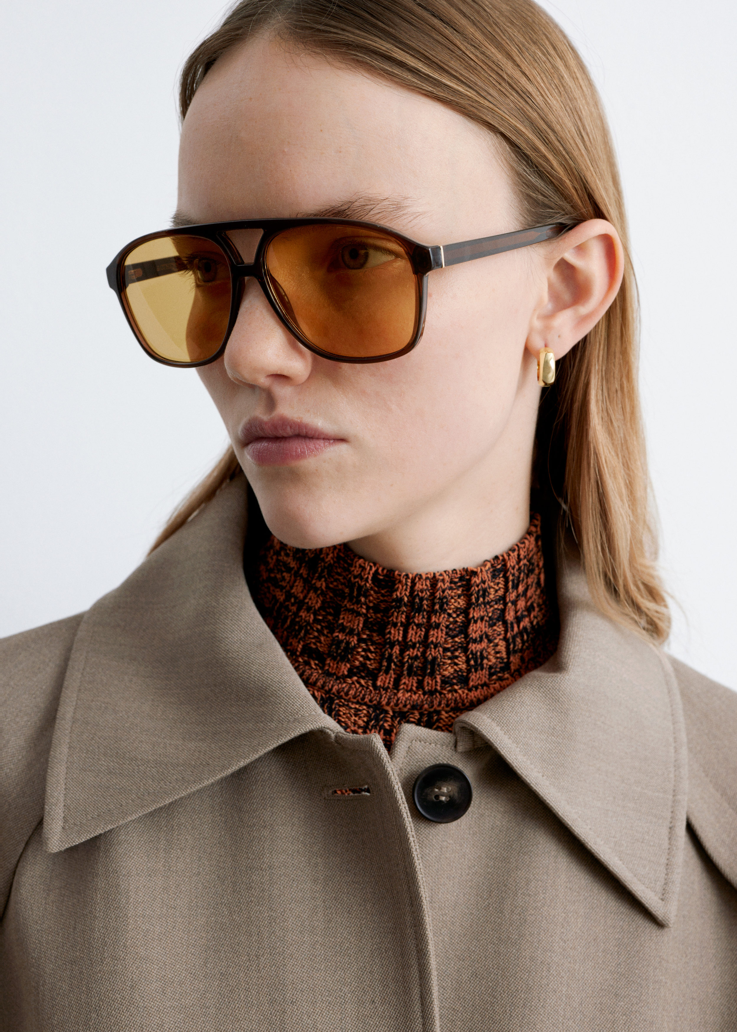 & Other Stories OVERSIZED AVIATOR SUNGLASSES