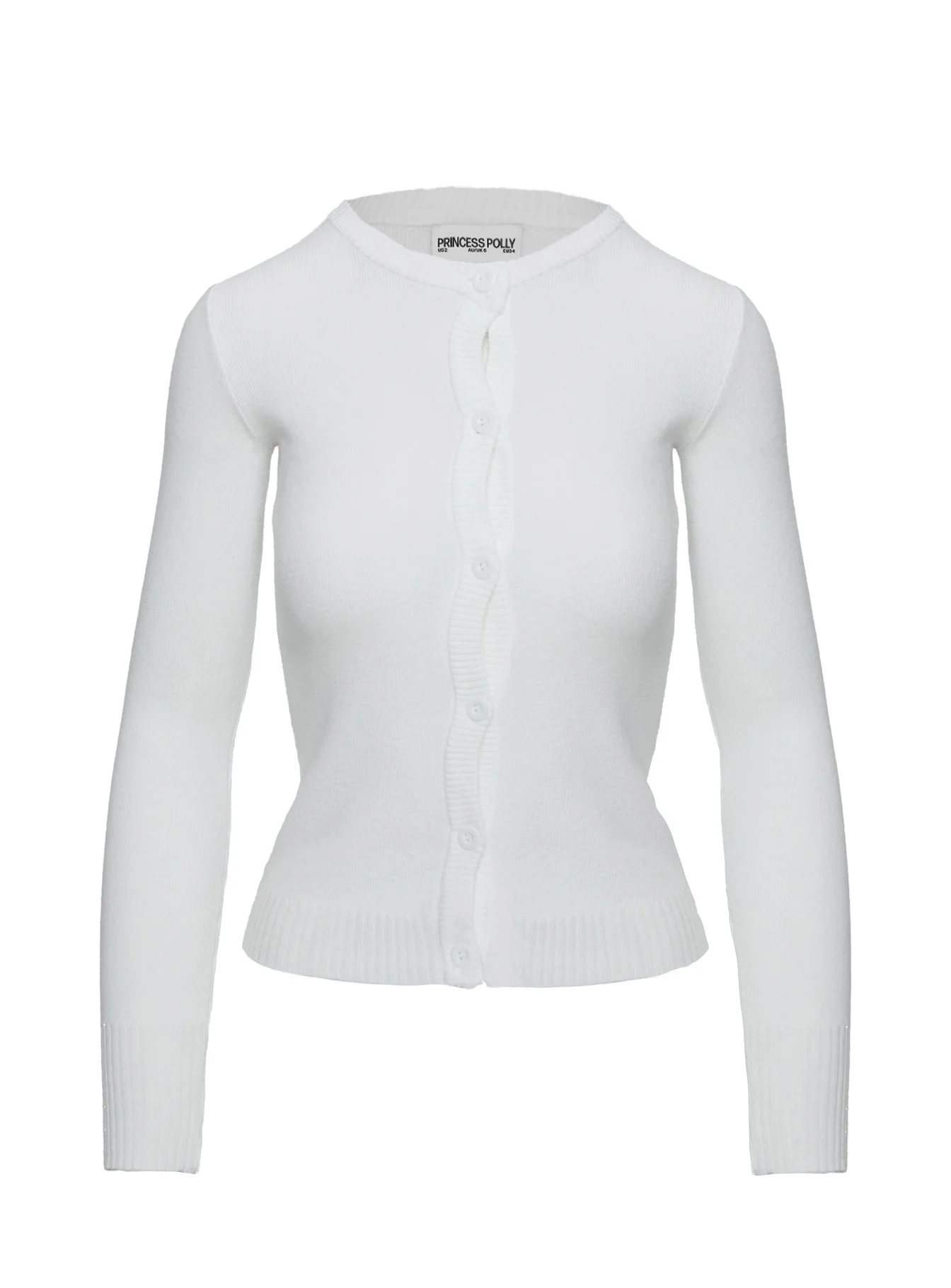 Lauraine Cardigan White