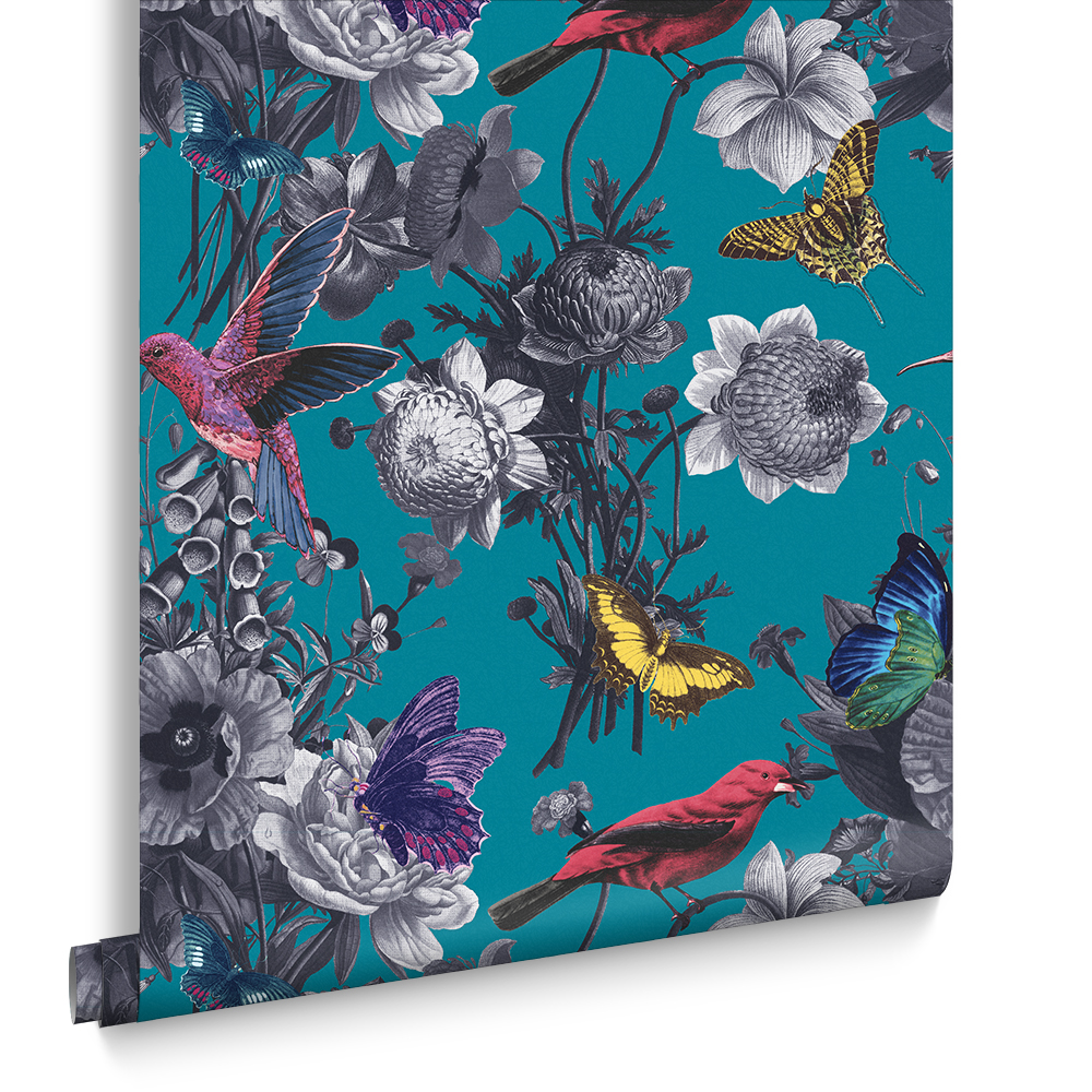 Graham & Brown  vliesbehang  Jardin Teal Graham & Brown  vliesbehang  Jardin Teal