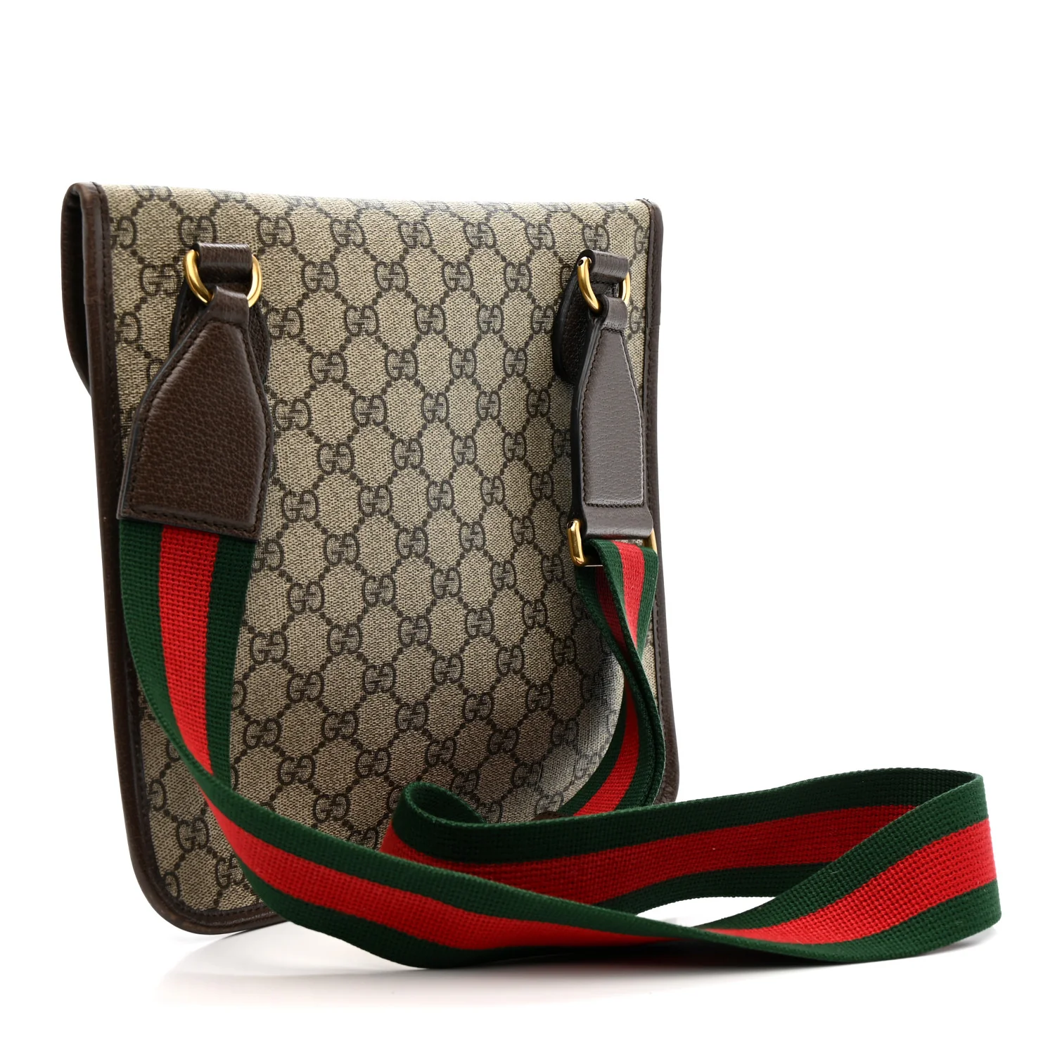 GG Supreme Monogram Web Medium Neo Vintage Flap Messenger Bag Beige New Acero - Top Club