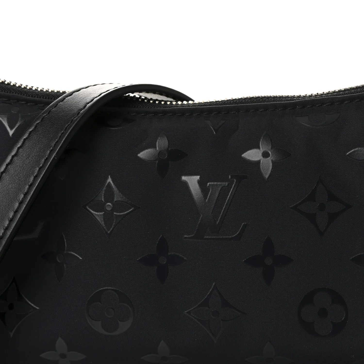 Nylon Monogram Loop Pocket Hobo Polar Night - Top Club