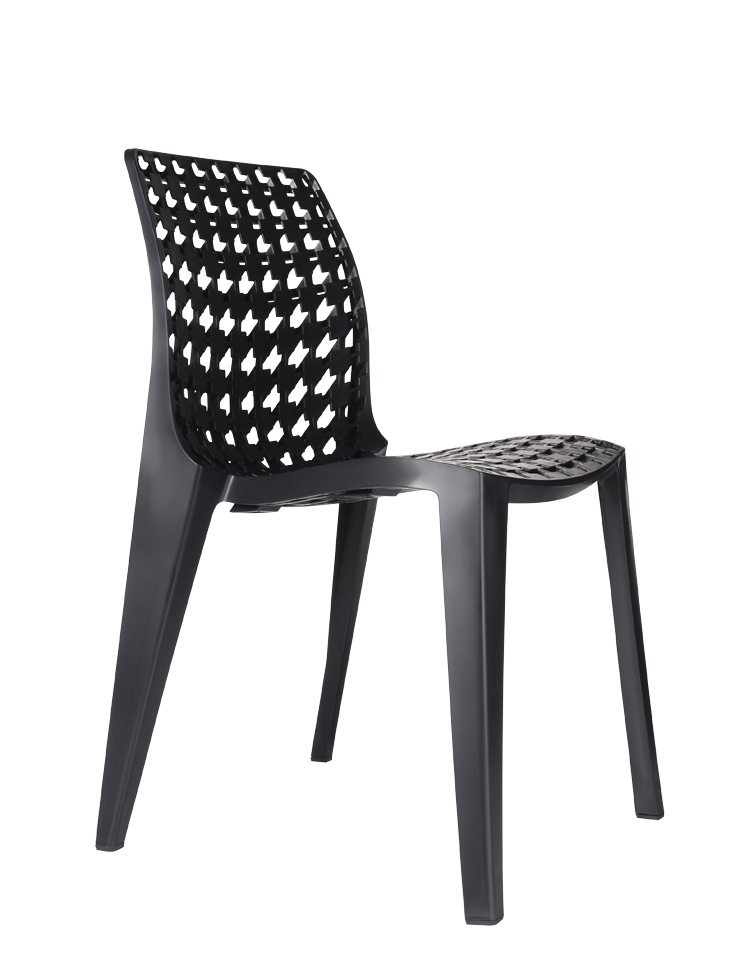 Kwart Monoblock Chair Black