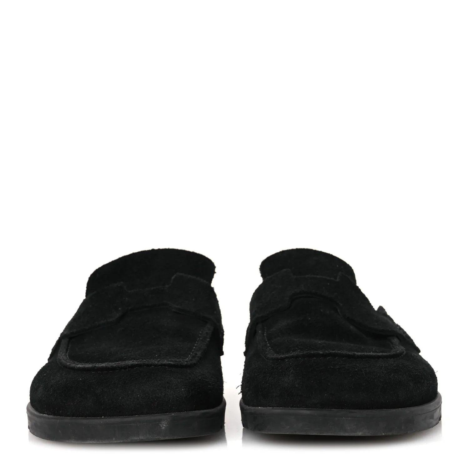 Suede Calfskin Go Mules 37 Black - Top Club