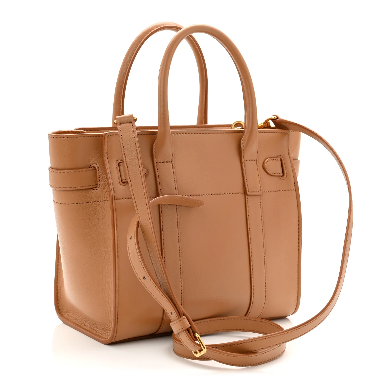 Small Classic Grain Mini Zipped Bayswater Sable - Top Club