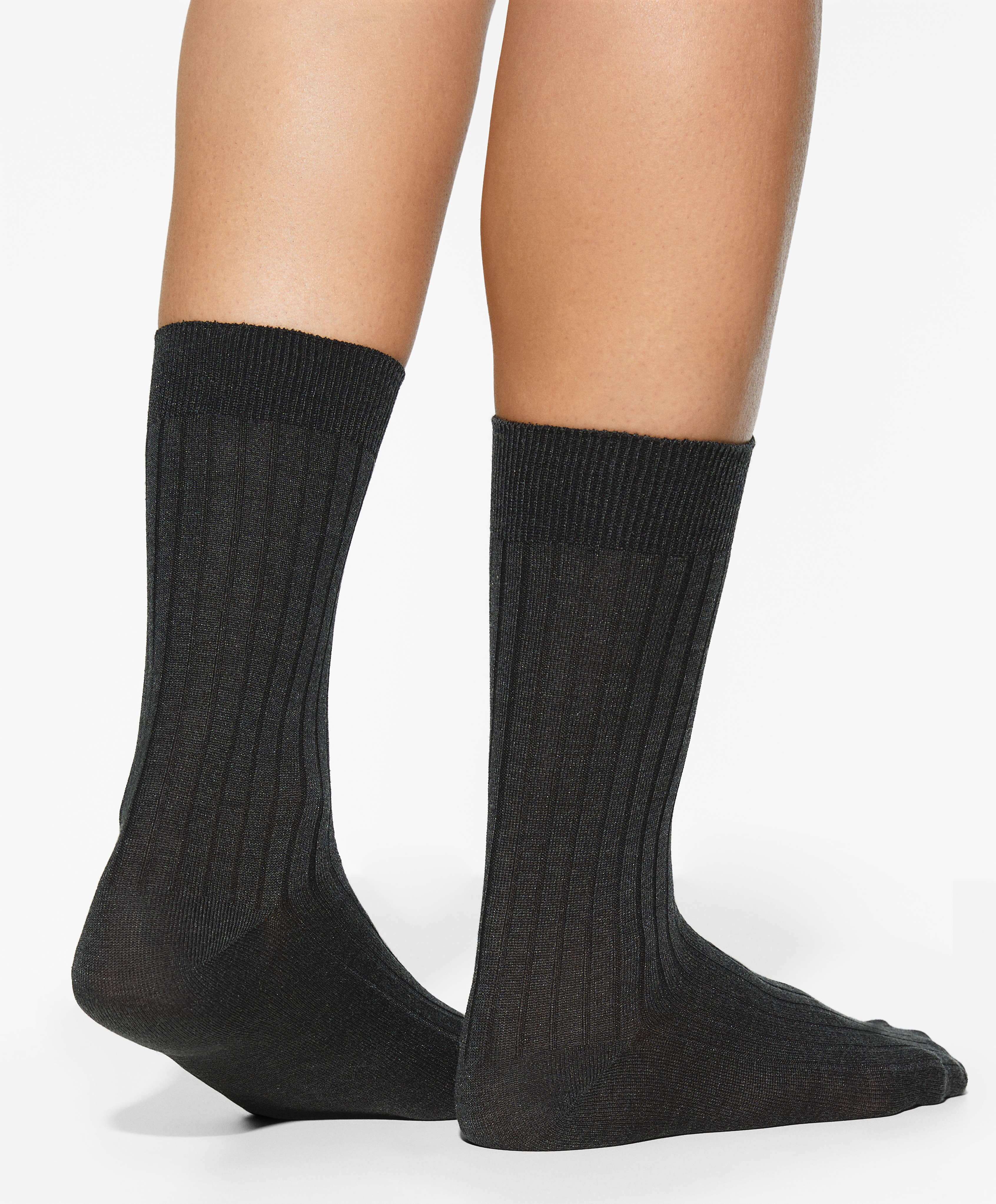 OYSHO Rib silk classic socks