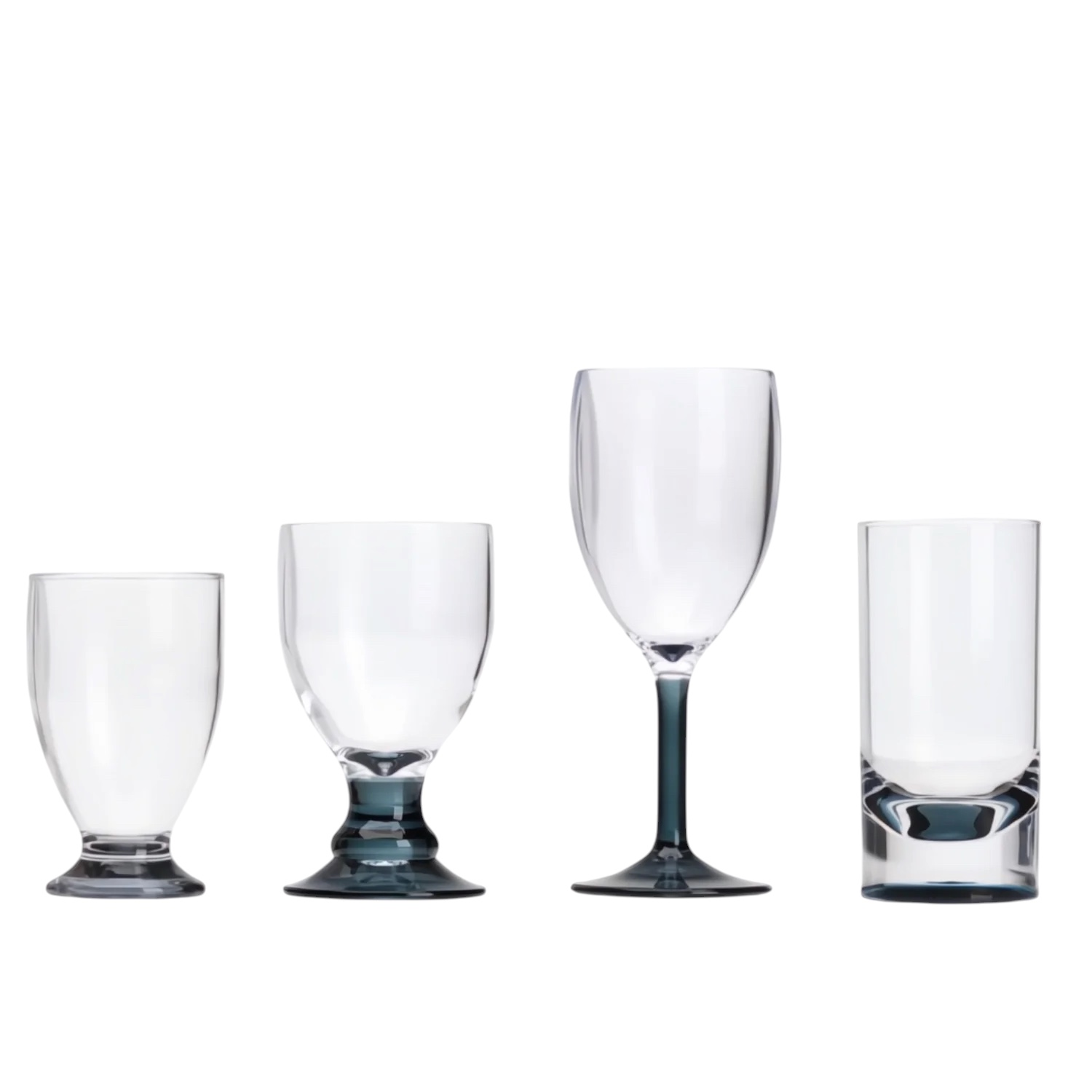 Acryl Glas Juice smoke - set van 4