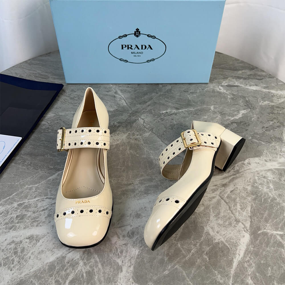 PRADA Patent leather Mary Jane pumps - Top Club
