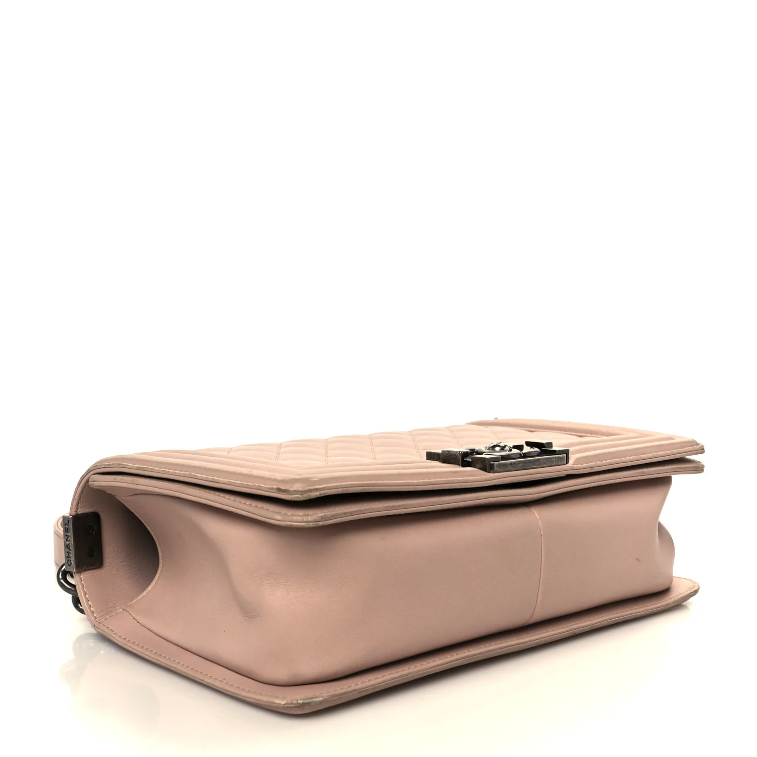 Lambskin Quilted Medium Boy Flap Light Pink - Top Club