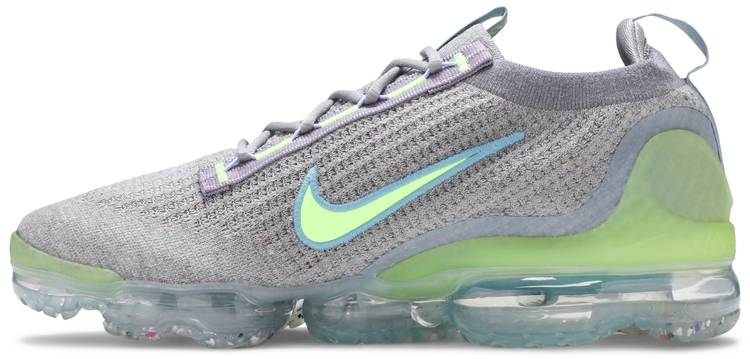 Air VaporMax 2021 Flyknit  Grey Light Liquid Lime  DH4084-003 - Sneaker Replica Workshop