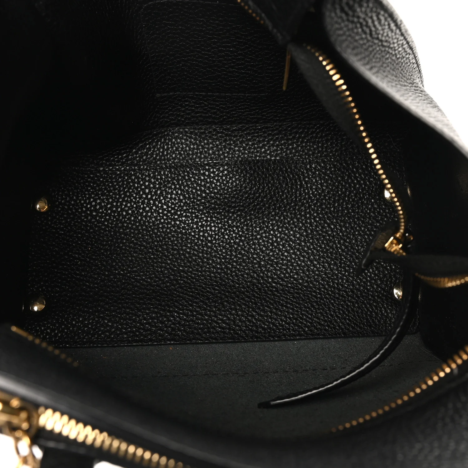 Hammered Calfskin Double Handle Small Amy Tote Black - Top Club