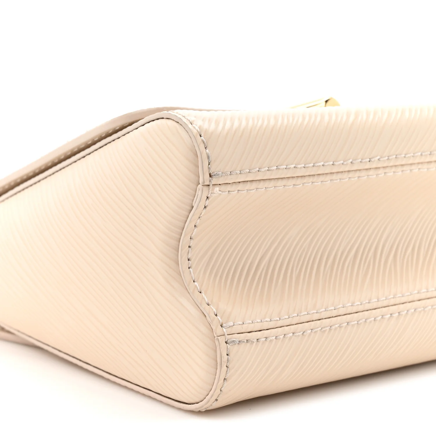 Epi Twist Braided Chain Shoulder Bag PM Quartz White - Top Club