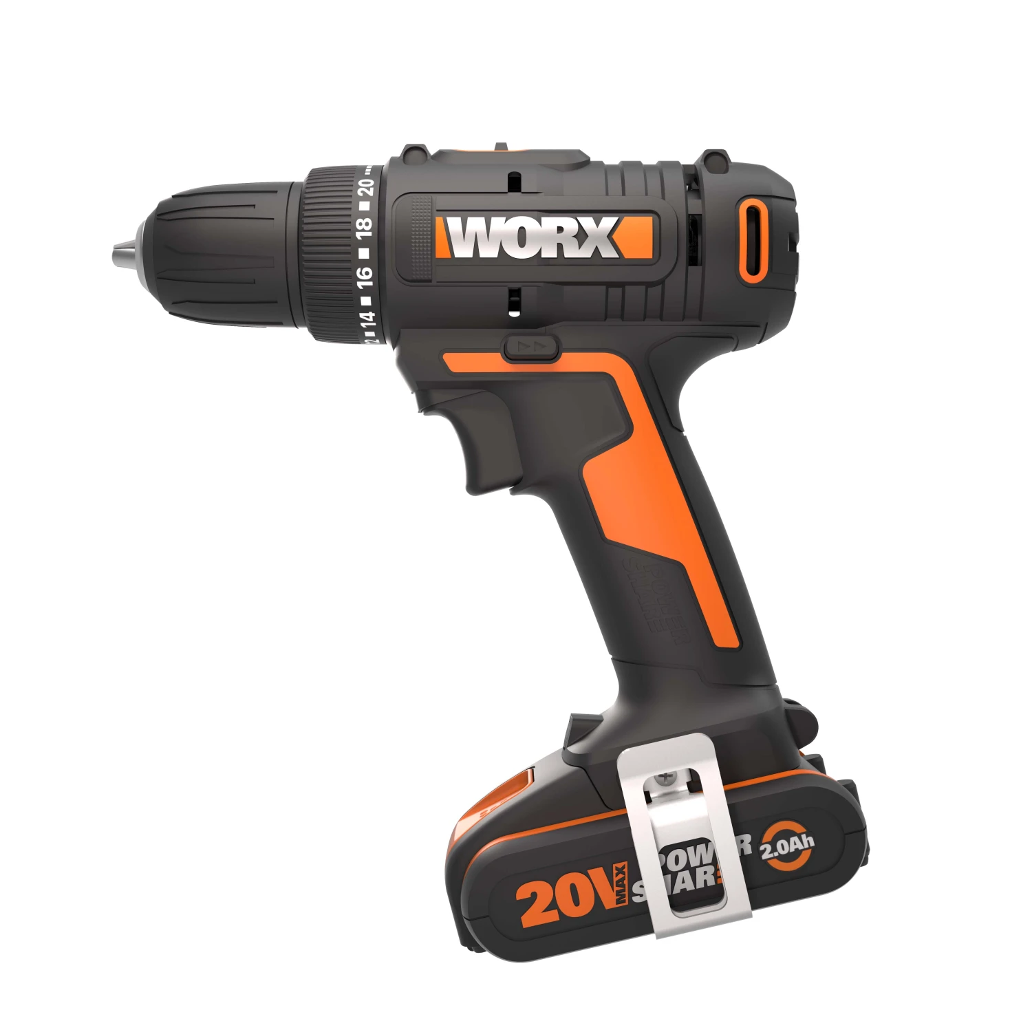 Worx Trapano avvitatore a batteria Worx WX100 20V 30Nm batteria 20V/2Ah e caricatore