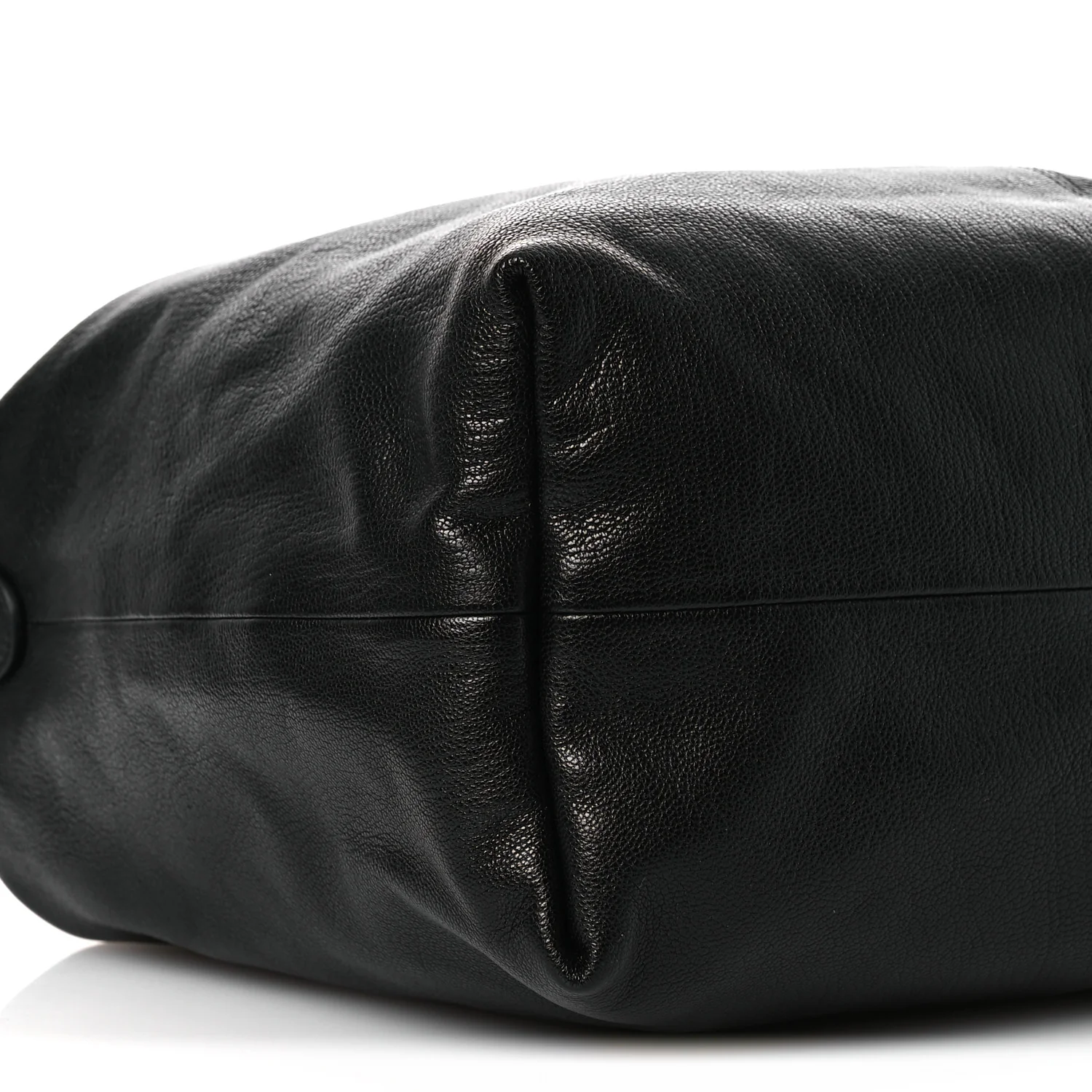 Grained Calfskin Medium Brea Crossbody Bag Black - Top Club