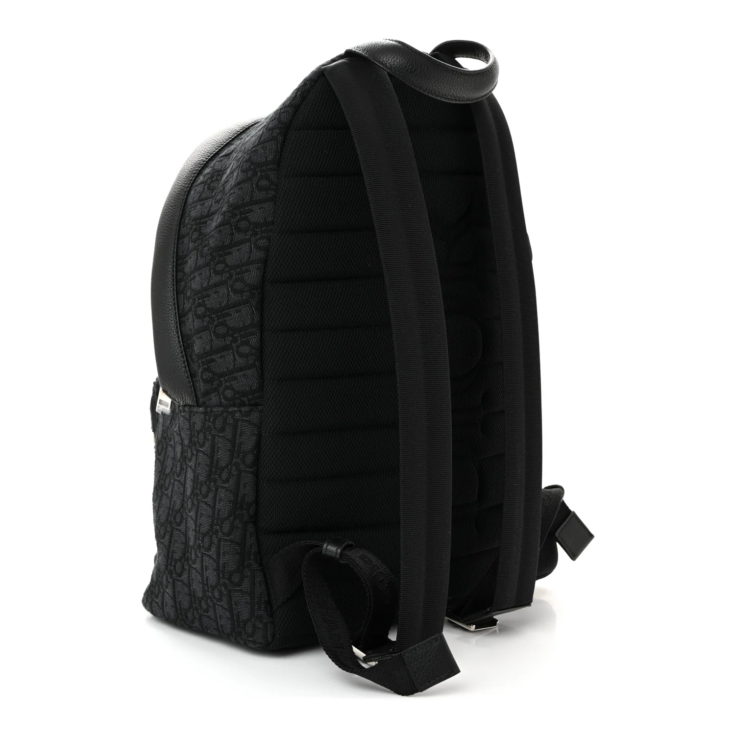 Oblique Calfskin Rider Backpack Black - Top Club